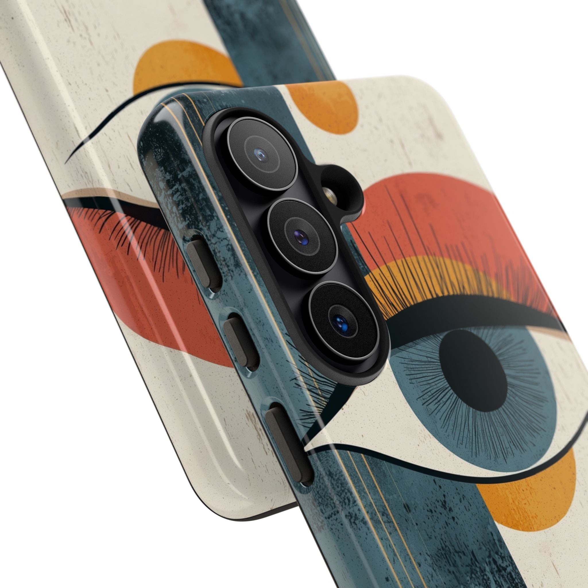 Distressed Azure Ocular · Tough Handyhülle für Samsung