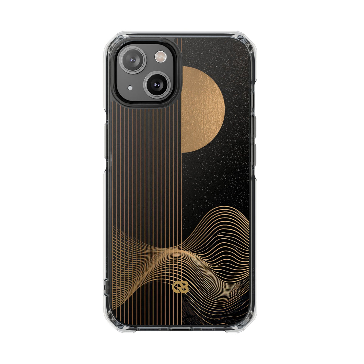 Celestial Horizon · Clear Impact Magnetic Phone Case for iPhone · Black