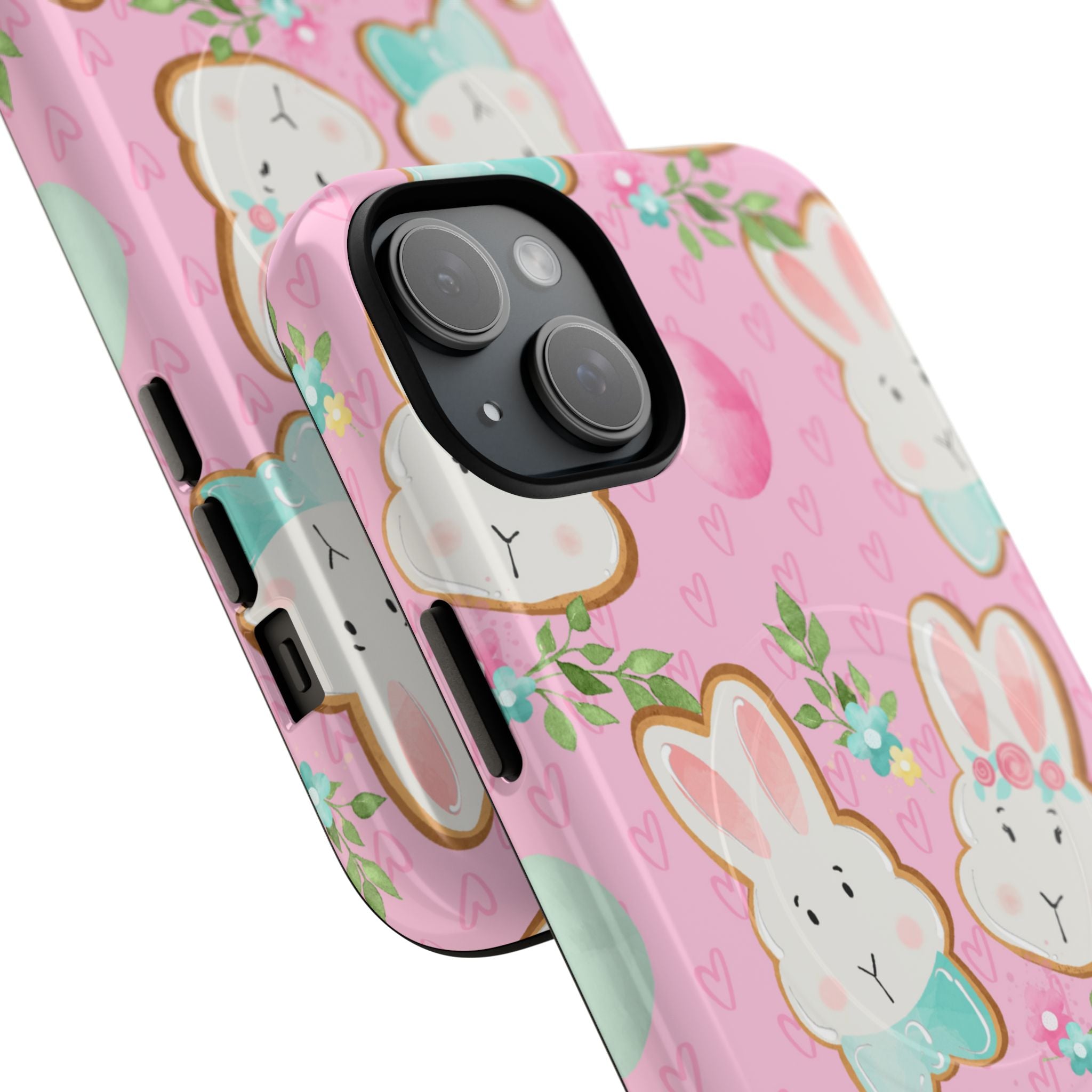 Bunny Blossom iPhone 15 Plus Case - Tough+