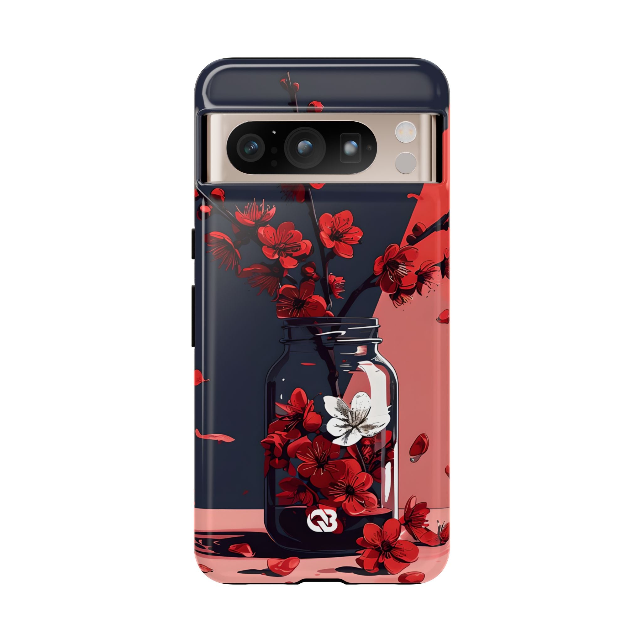 Crimson Blossom Jar · Tough Custodia per Google Pixel