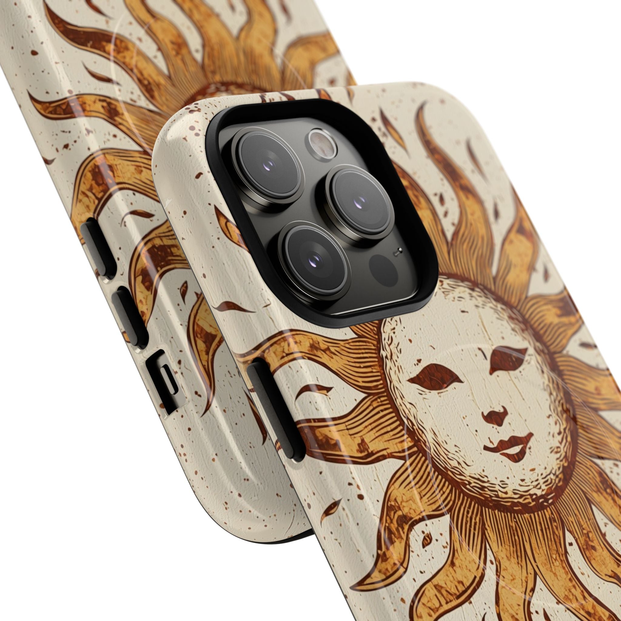 Rustic Solar Mask · Tough+ Phone Case for iPhone · Magsafe