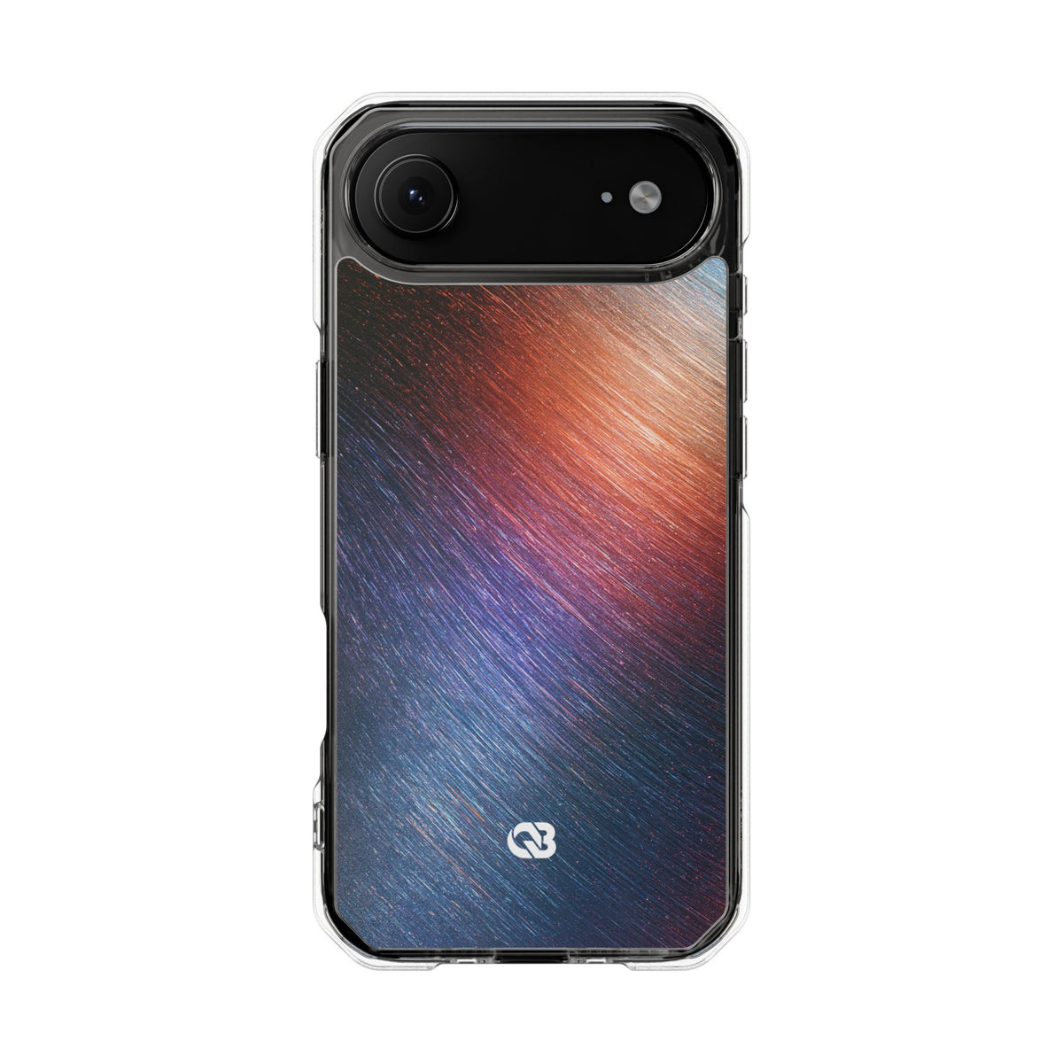 Radiant Energy Stream · Clear Impact Magnetic Phone Case for iPhone · Blue
