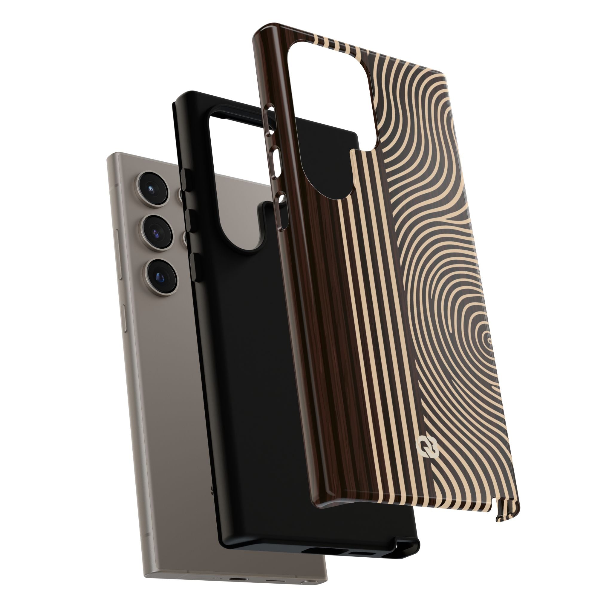 Brown Tough Phone Case for Samsung - Espresso Sand Ridge