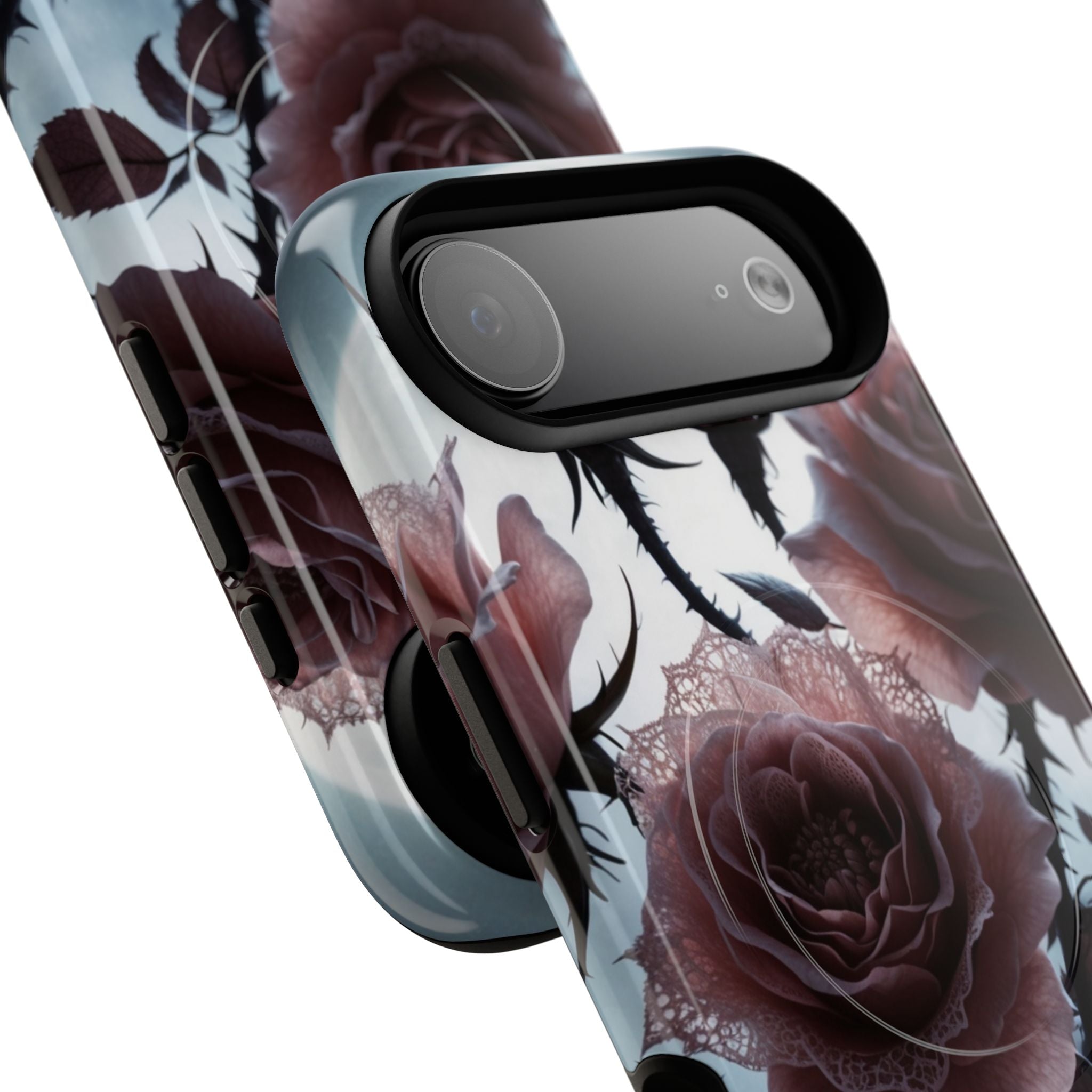 Lunar Lace Petals · Tough+ Handyhülle für iPhone · Magsafe