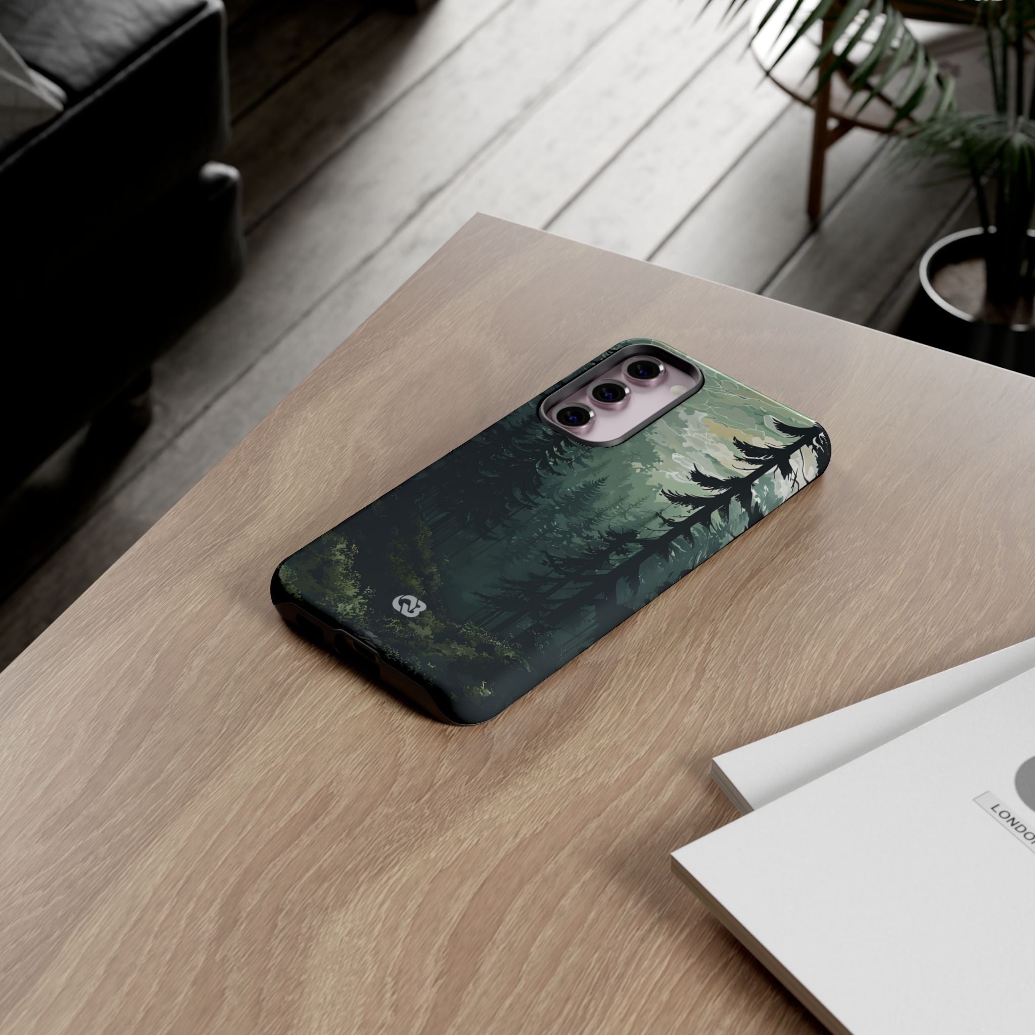 Misty Pine Shadow · Coque de téléphone Tough pour Samsung