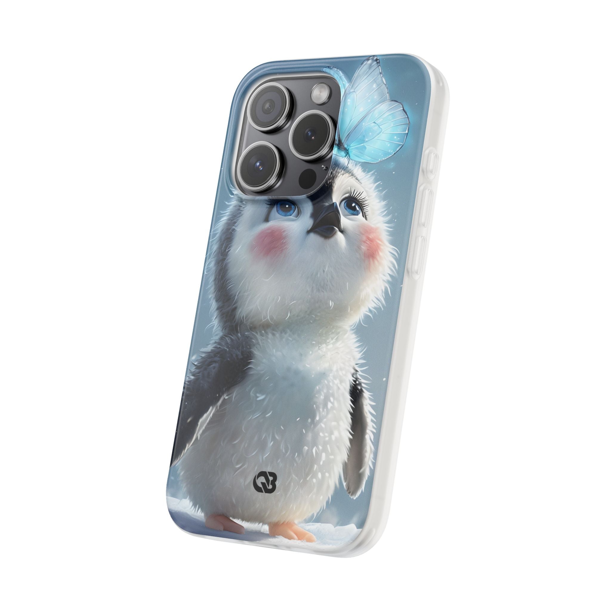 Frosty Penguin Glow · Soft Coque de téléphone pour iPhone
