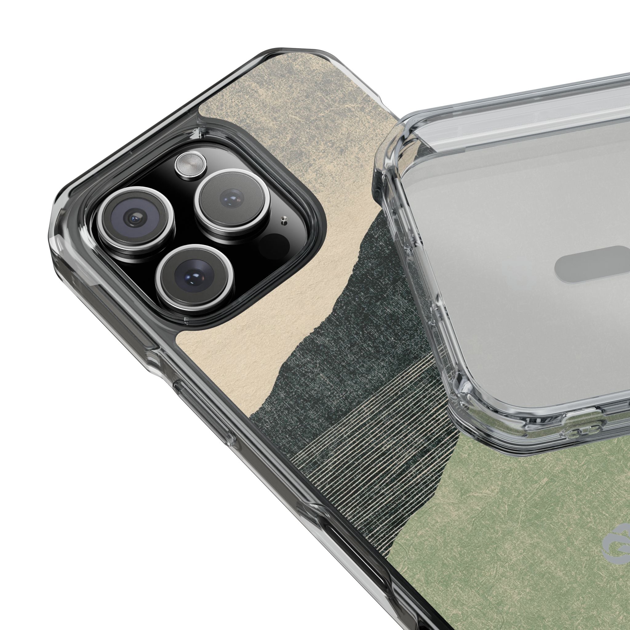 Green Impact MagSafe Phone Case for iPhone - Moss Ridge Grain