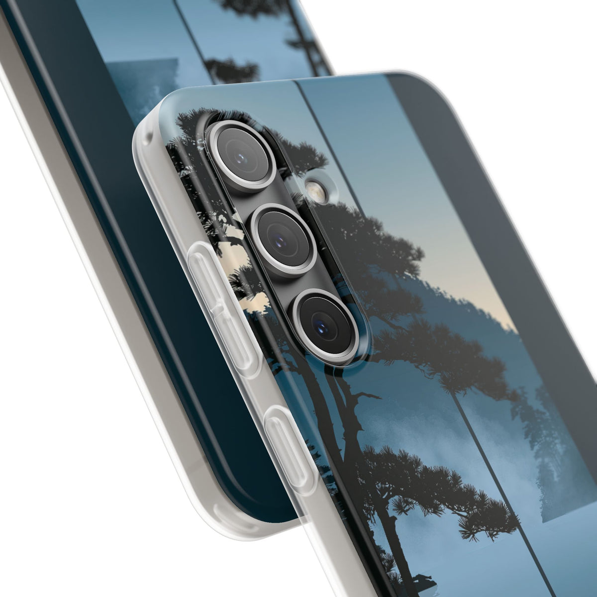 Blue Lite Phone Case for Samsung - Kyoto Mist Pine