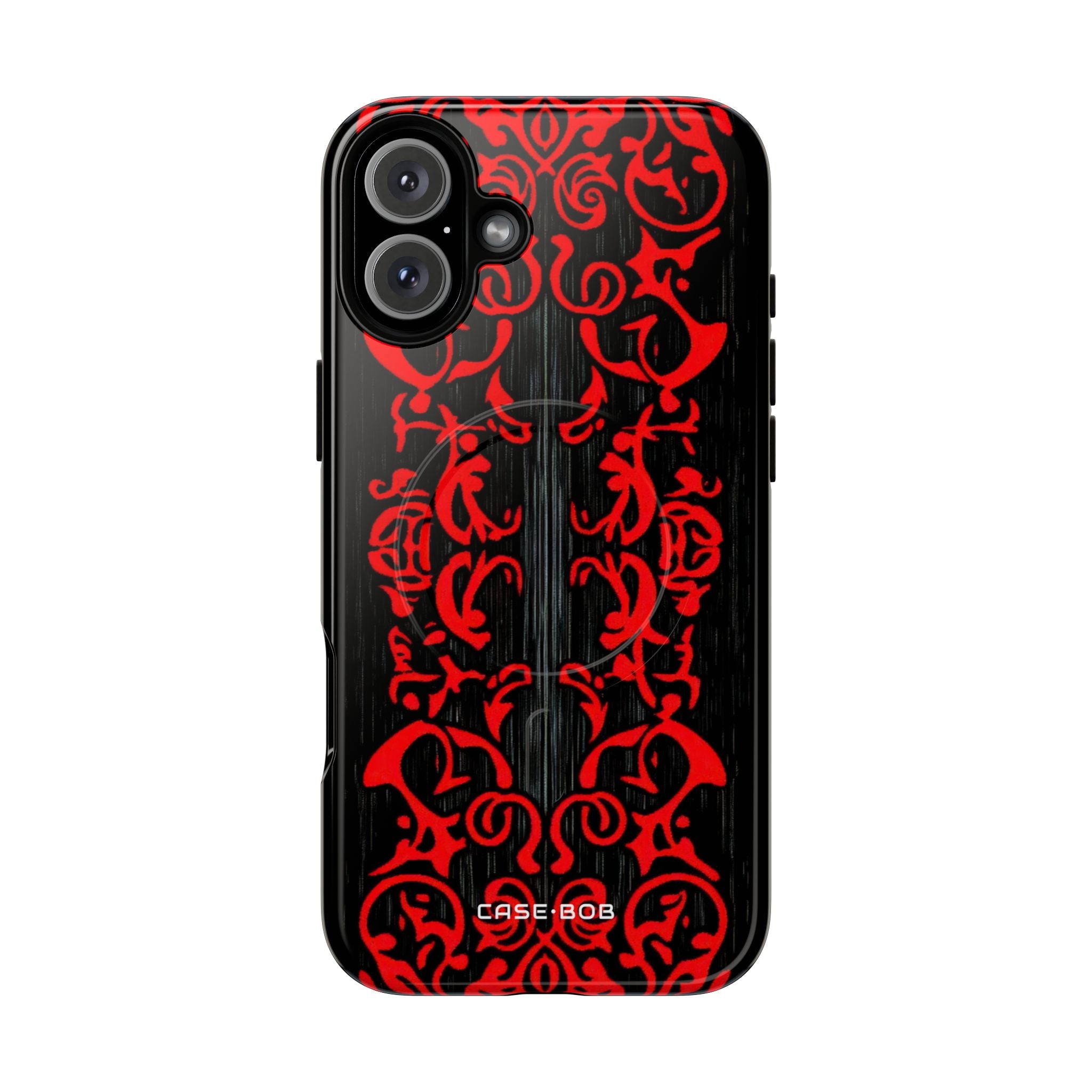 Crimson Spiral iPhone 16 Plus Skal - Tough+