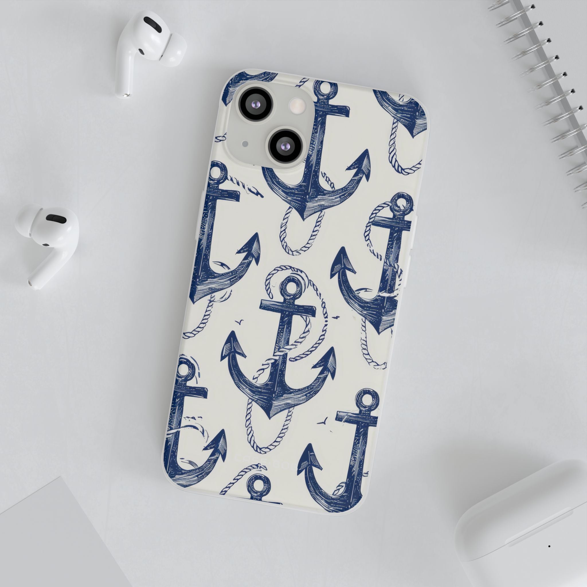 Navy Anchor Loop iPhone 13 - Soft