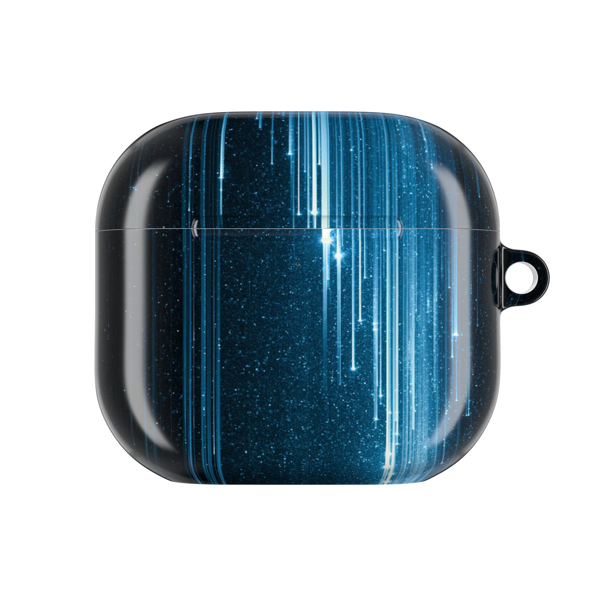 Nocturnal Cascade · Hard Case for AirPods & AirPods Pro · Black