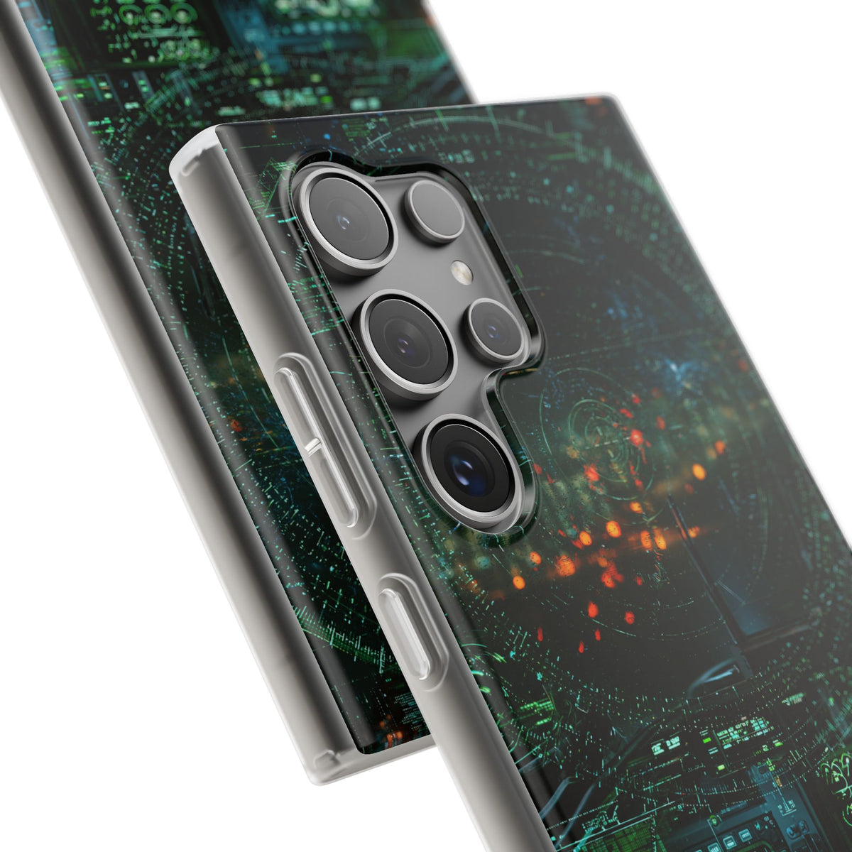 Tactical Avionics HUD · Lite Phone Case for Samsung · Green