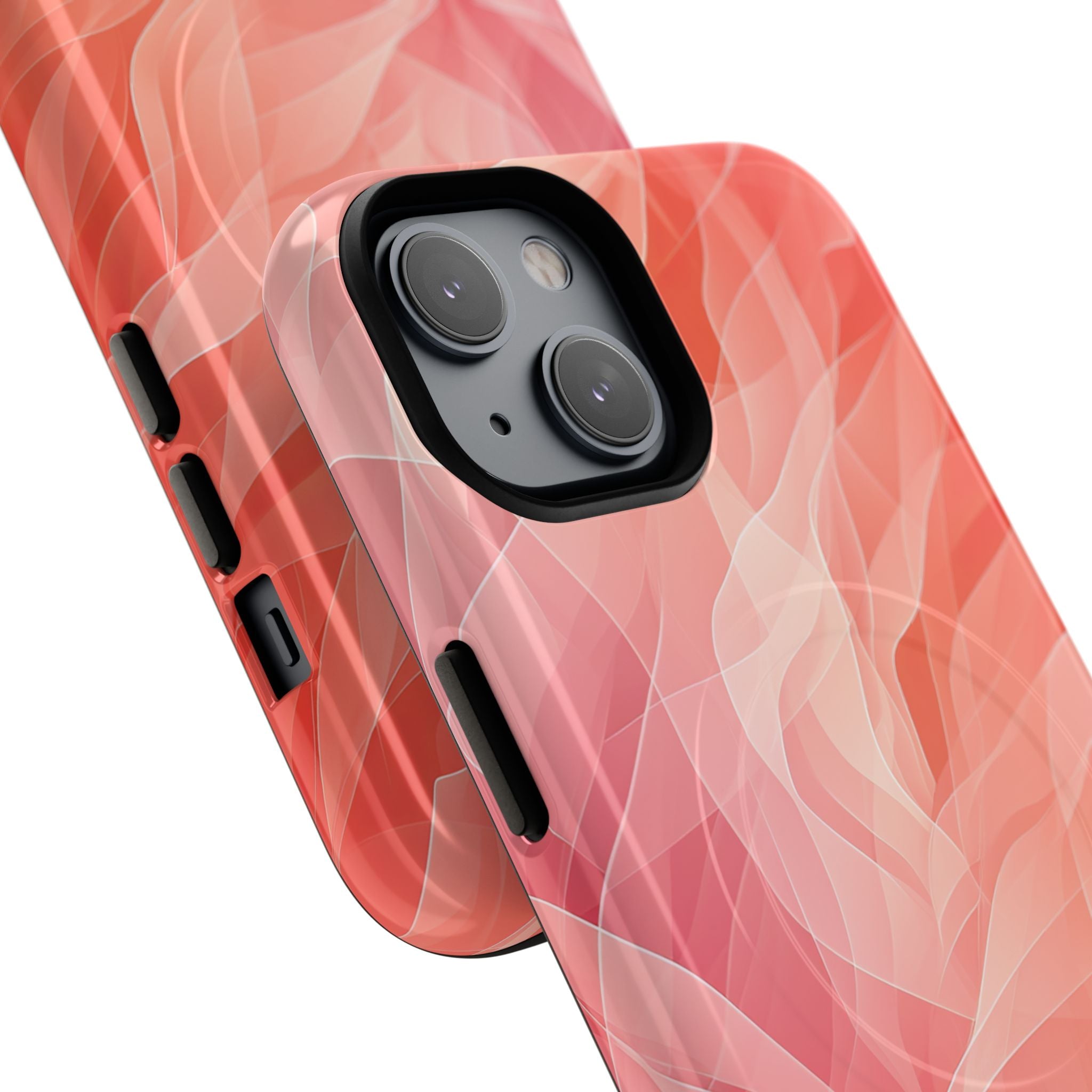 Peach Wave Drift iPhone 14 Case - Tough+