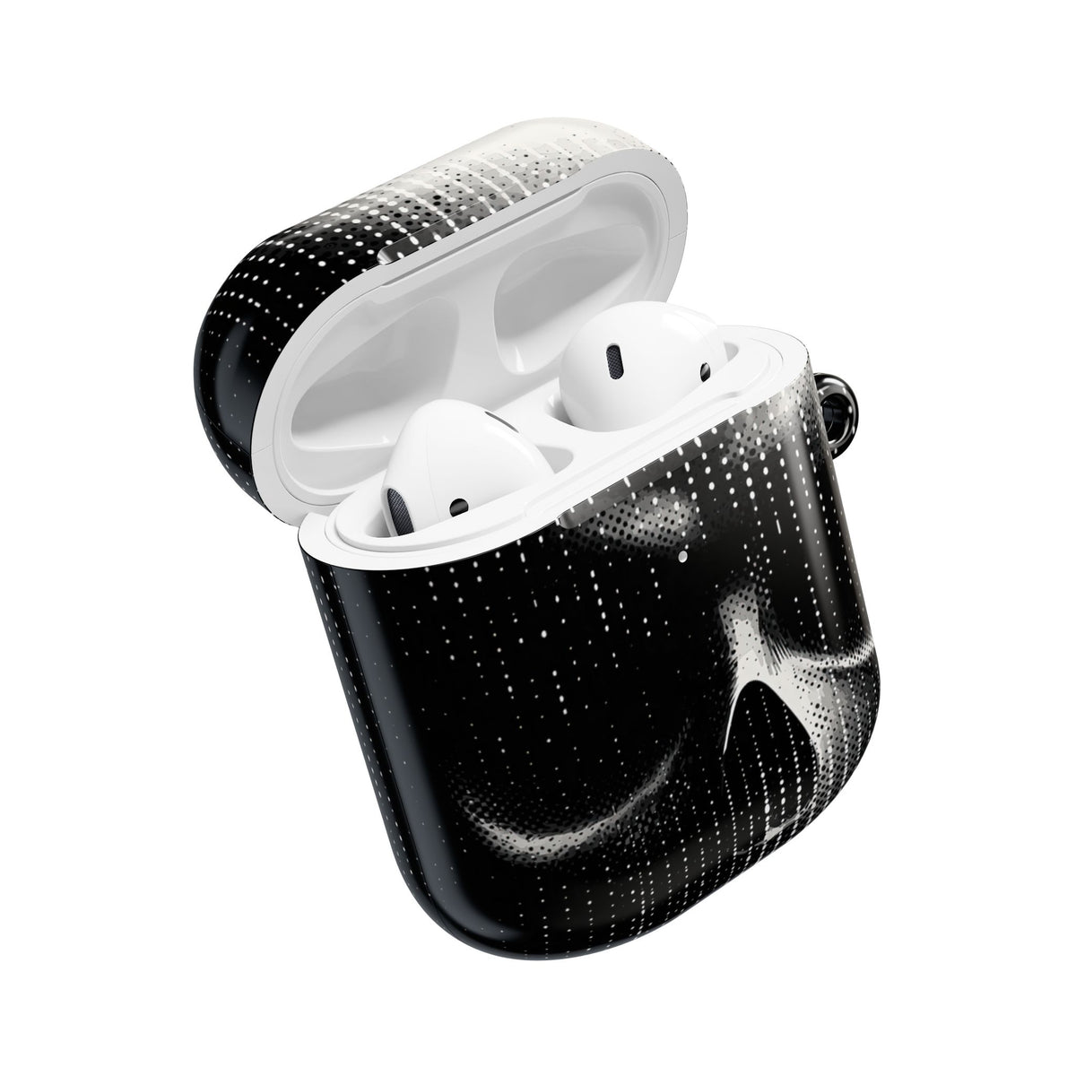 Raster Phantom · Hard Case for AirPods & AirPods Pro · Black