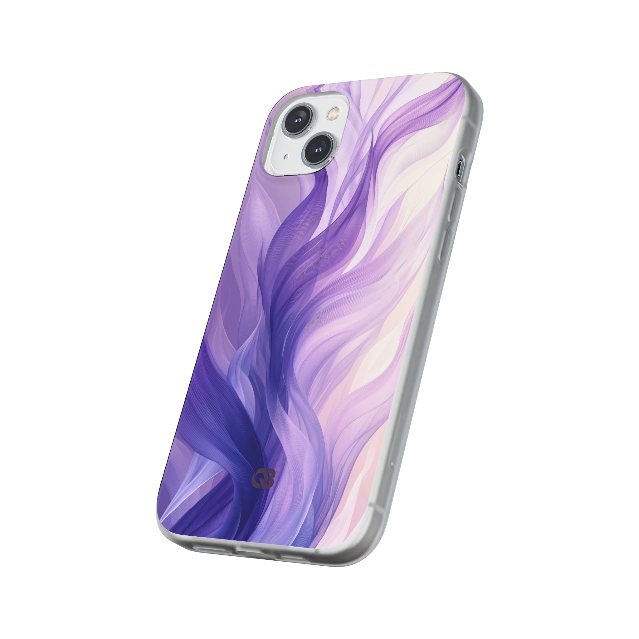 Amethyst Silk Waves · Soft Hoesje voor iPhone