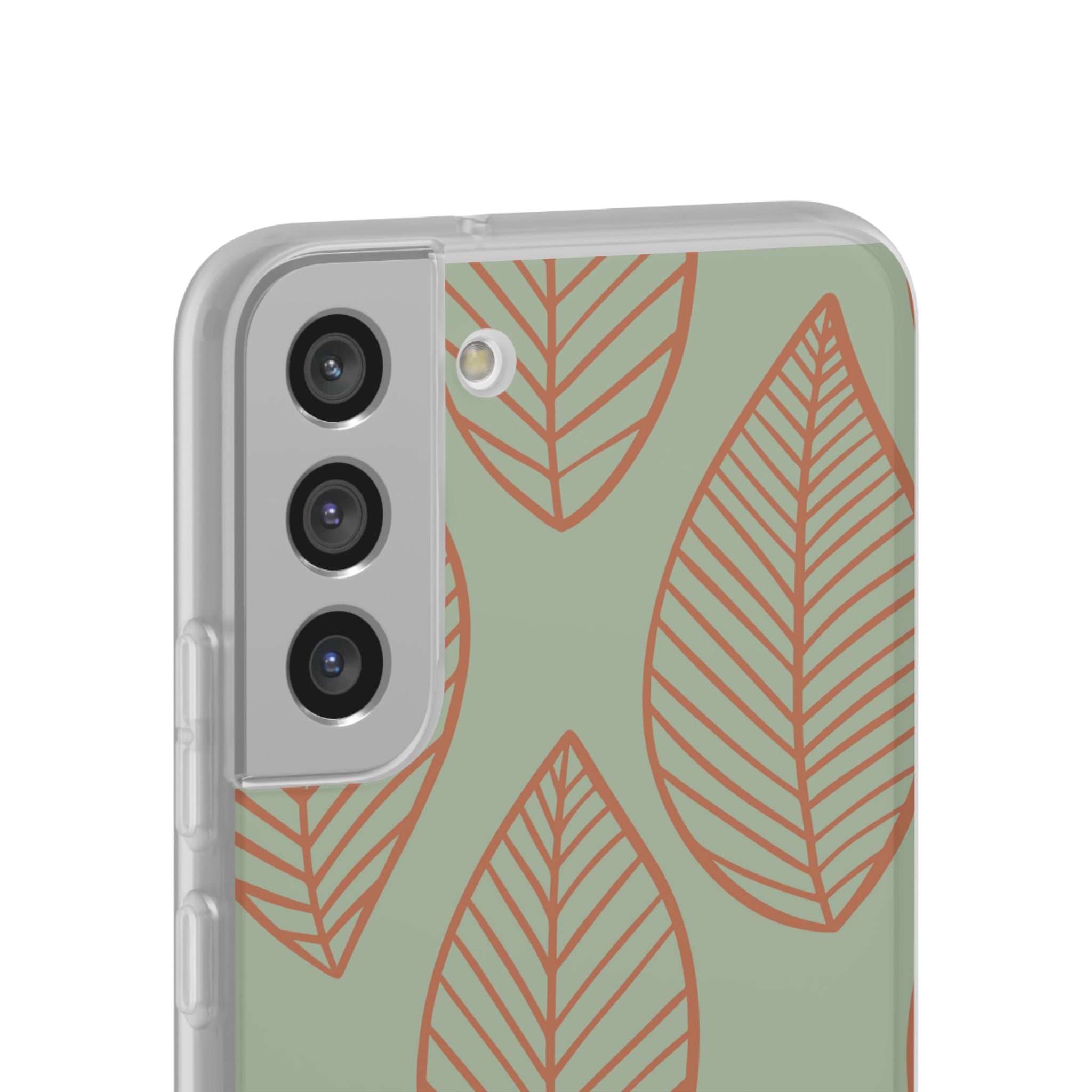 Sage Earth Leaves · Soft Phone Case for Samsung