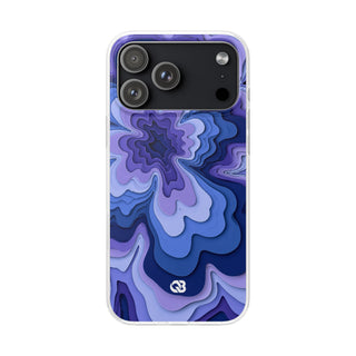 Periwinkle Strata Bloom · Lite Phone Case for iPhone · Purple