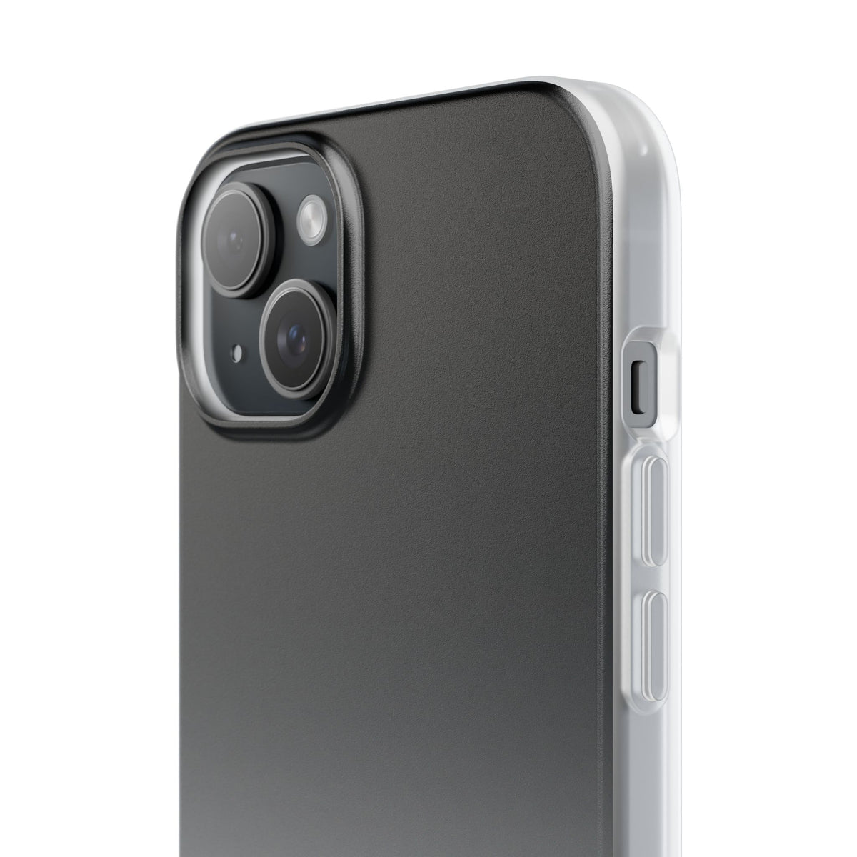 Noir Ombre Fade · Lite Phone Case for iPhone · Black