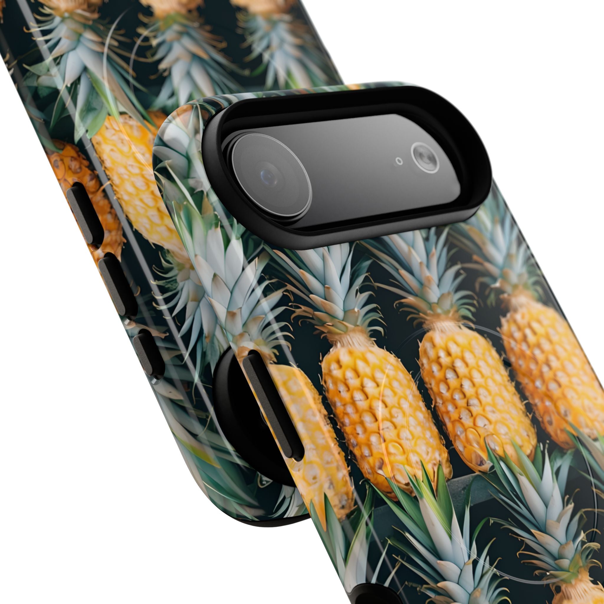 Lignes d'ananas dorés