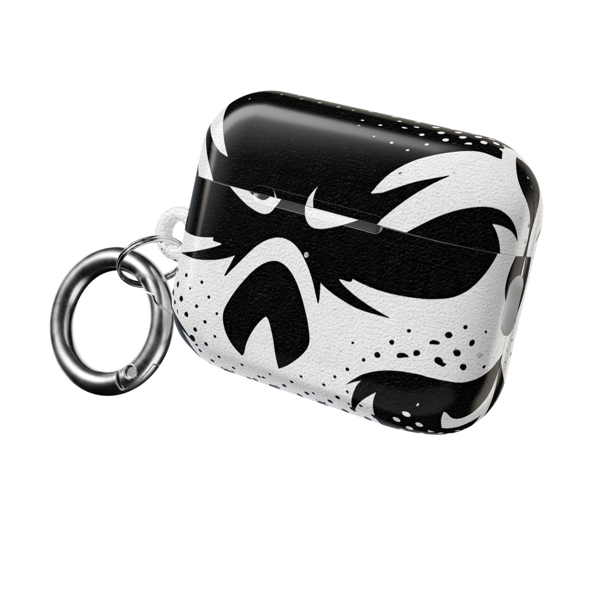 Phantom Halftone · Hard Case for AirPods & AirPods Pro · Black