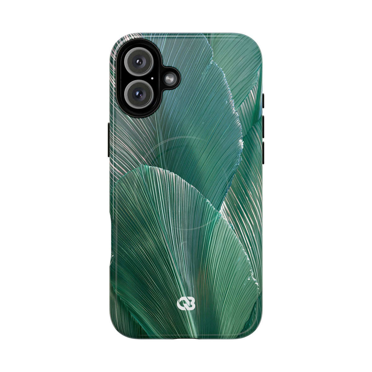 Translucent Fan Palm · Tough 2.0 Magnetic Phone Case for iPhone · Teal