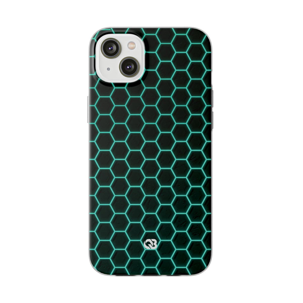 Neon Hex Spectrum · Lite Phone Case for iPhone · Teal