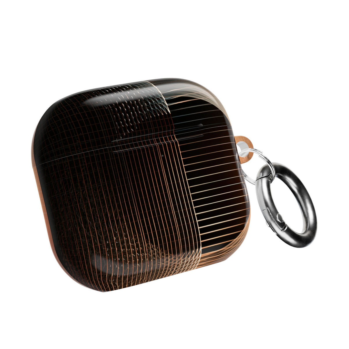 Amber Meridian · Hard Case for AirPods & AirPods Pro · Black