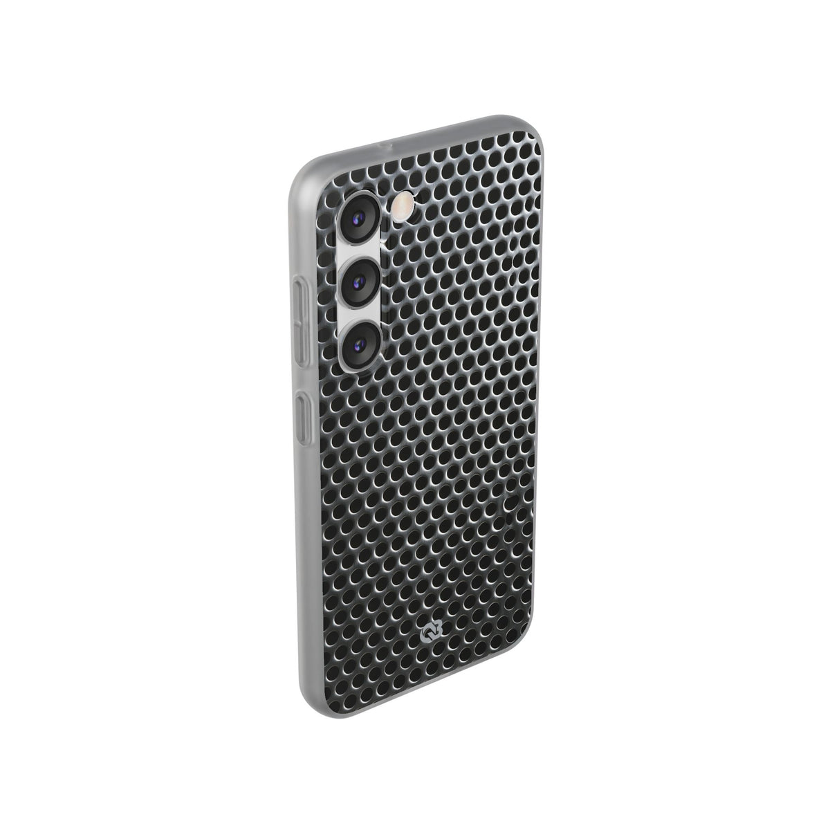 Silver Lite Phone Case for Samsung - Brutalist Steel Mesh