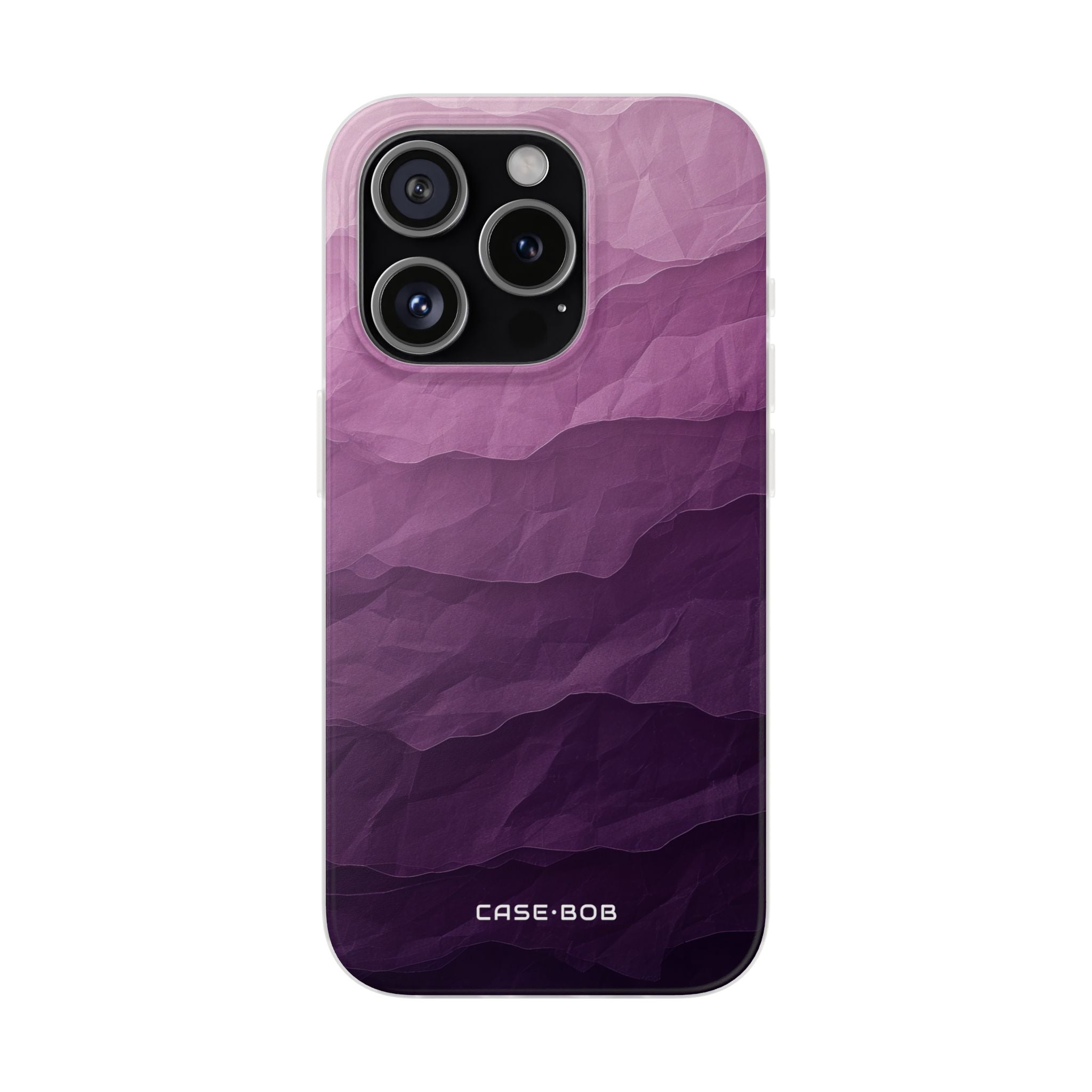 Lila Wellenlagen iPhone 15 Pro Case - Soft