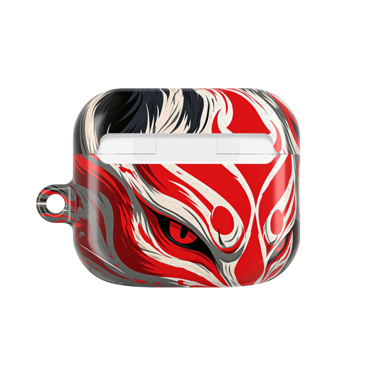Crimson Kitsune Spirit · Hard Case for AirPods & AirPods Pro · Red