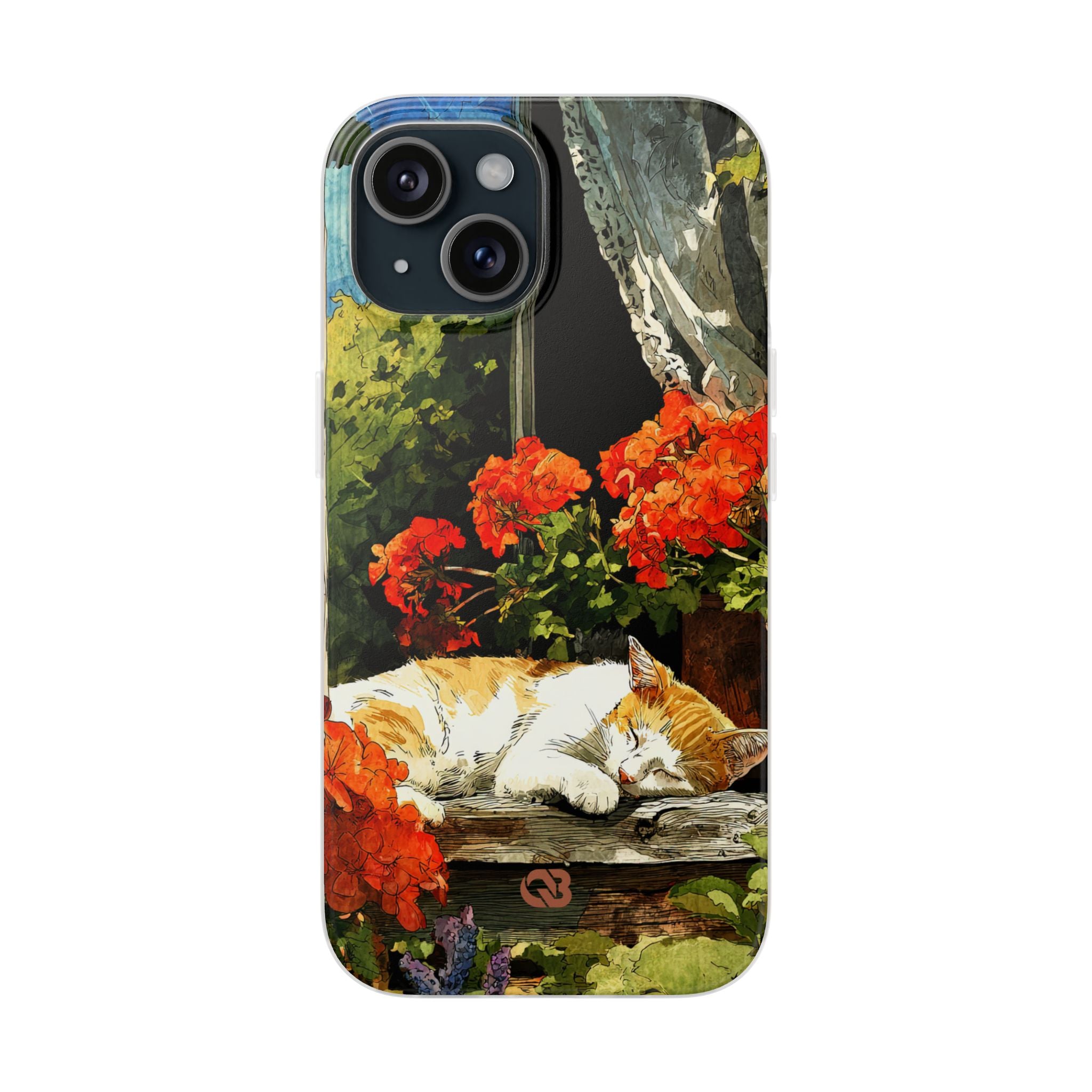 Sleeping Ginger Bloom · Soft Hoesje voor iPhone