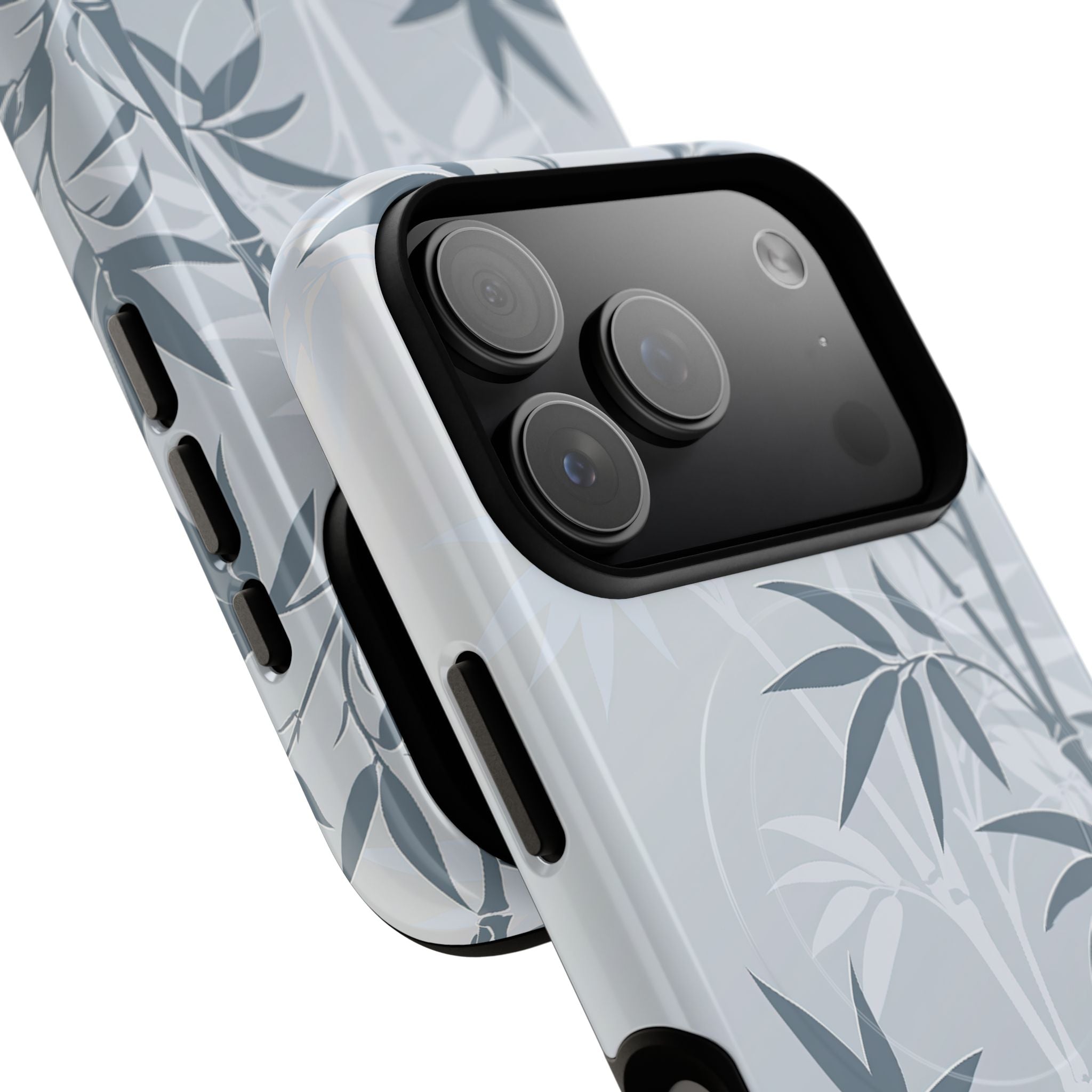 Blue Tough 2.0 Magsafe Phone Case for iPhone - Slate Bamboo Shadow