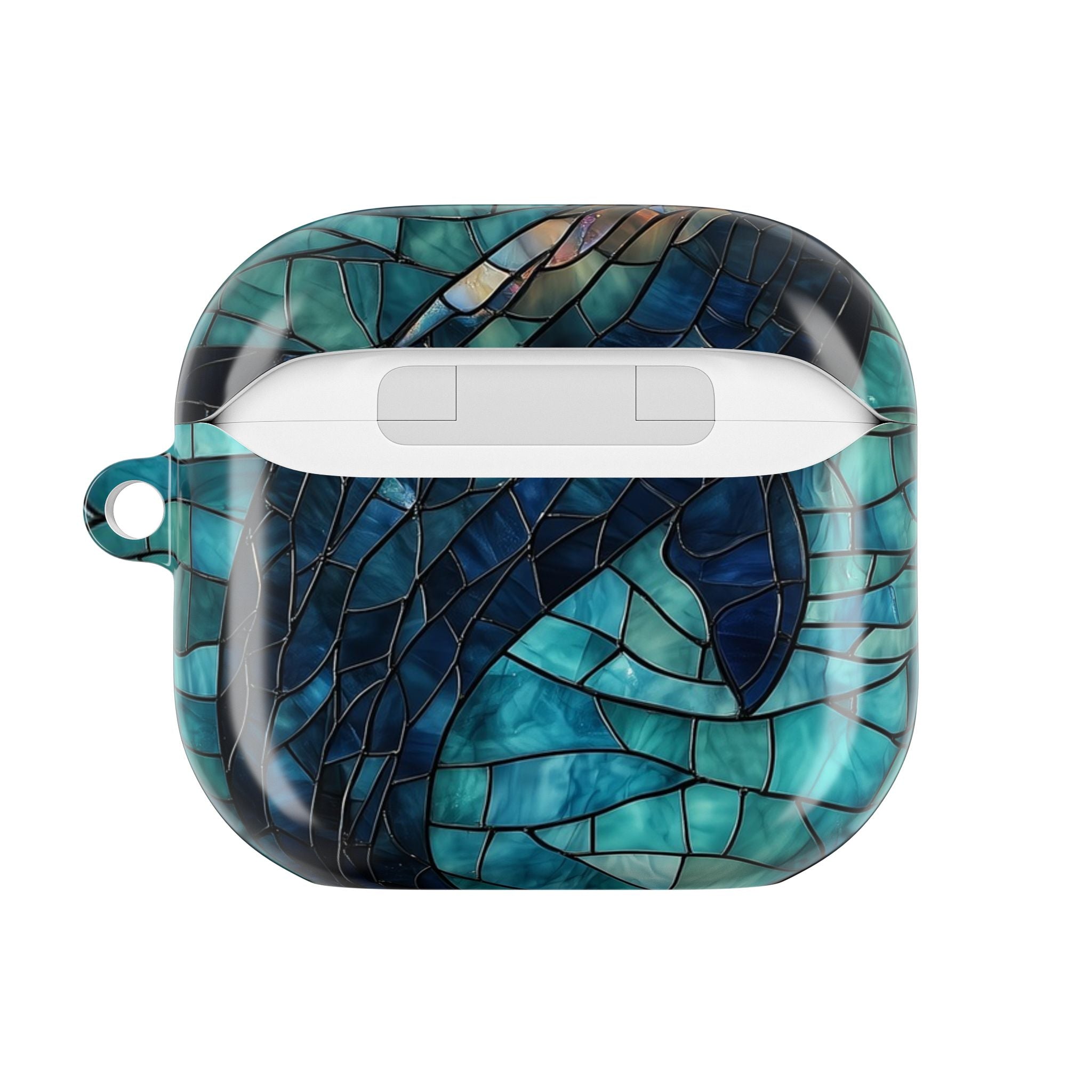 Sininen valashai mosaiikki - AirPods Case