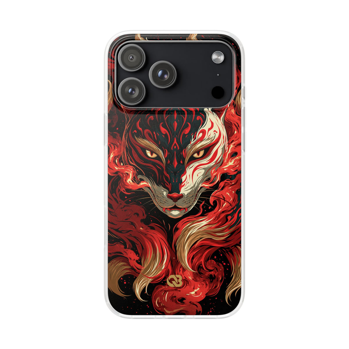 Crimson Kitsune Spirit · Lite Phone Case for iPhone · Red