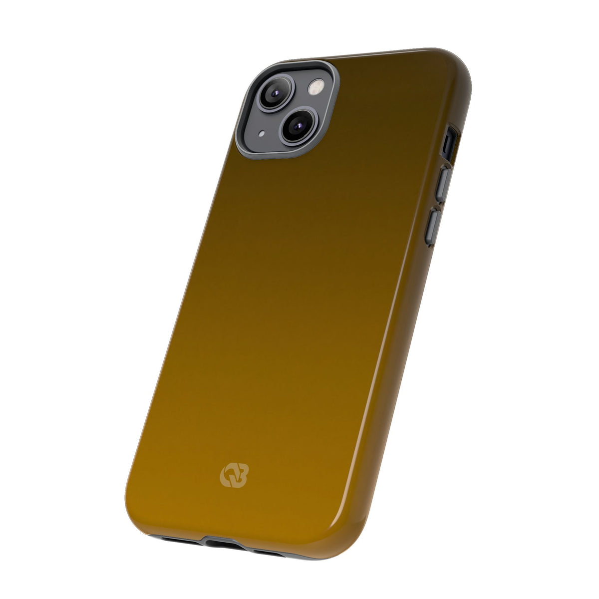 Gold Tough Phone Case for iPhone - Scorched Gold Haze