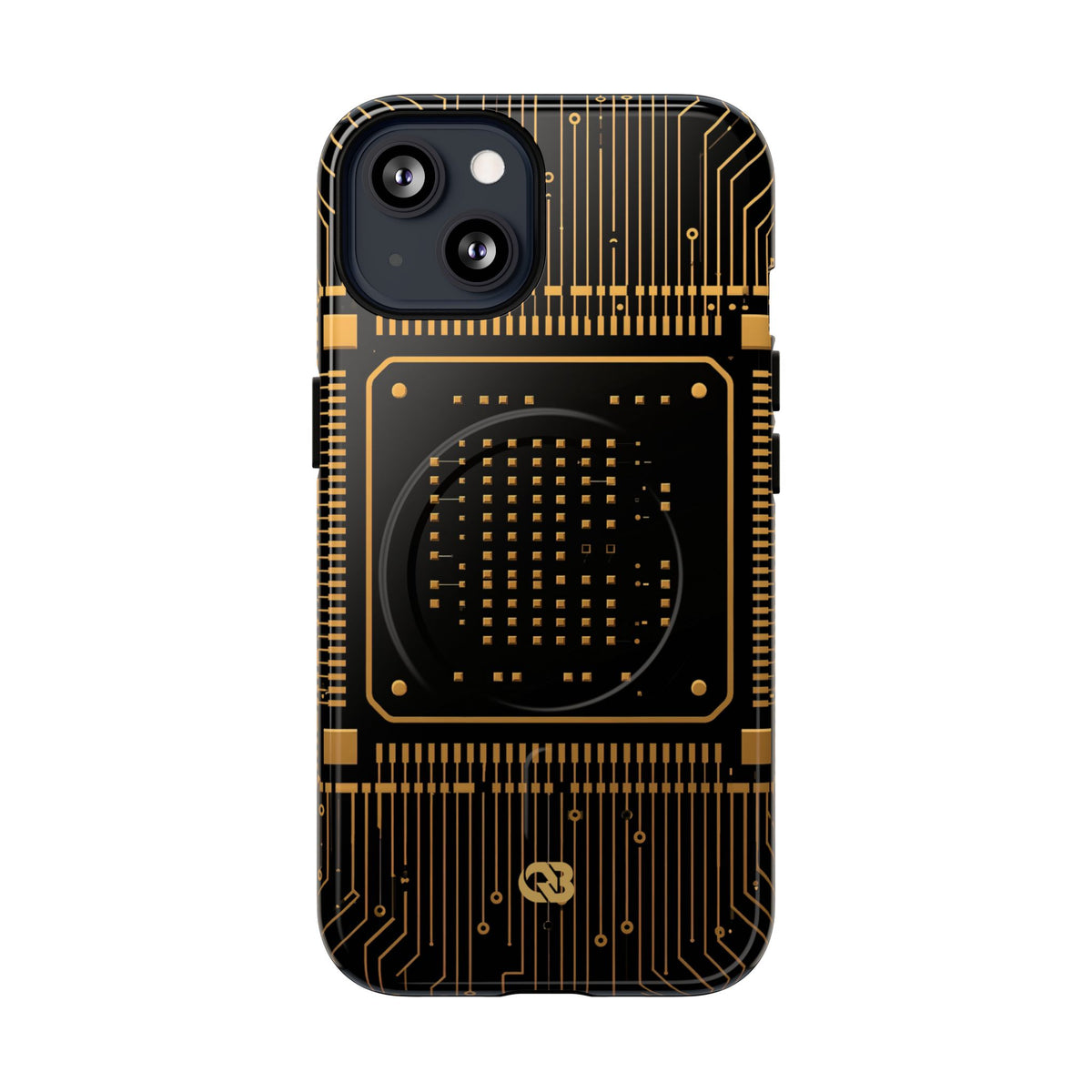 Golden Circuit Architecture · Tough 2.0 Magnetic Phone Case for iPhone · Gold