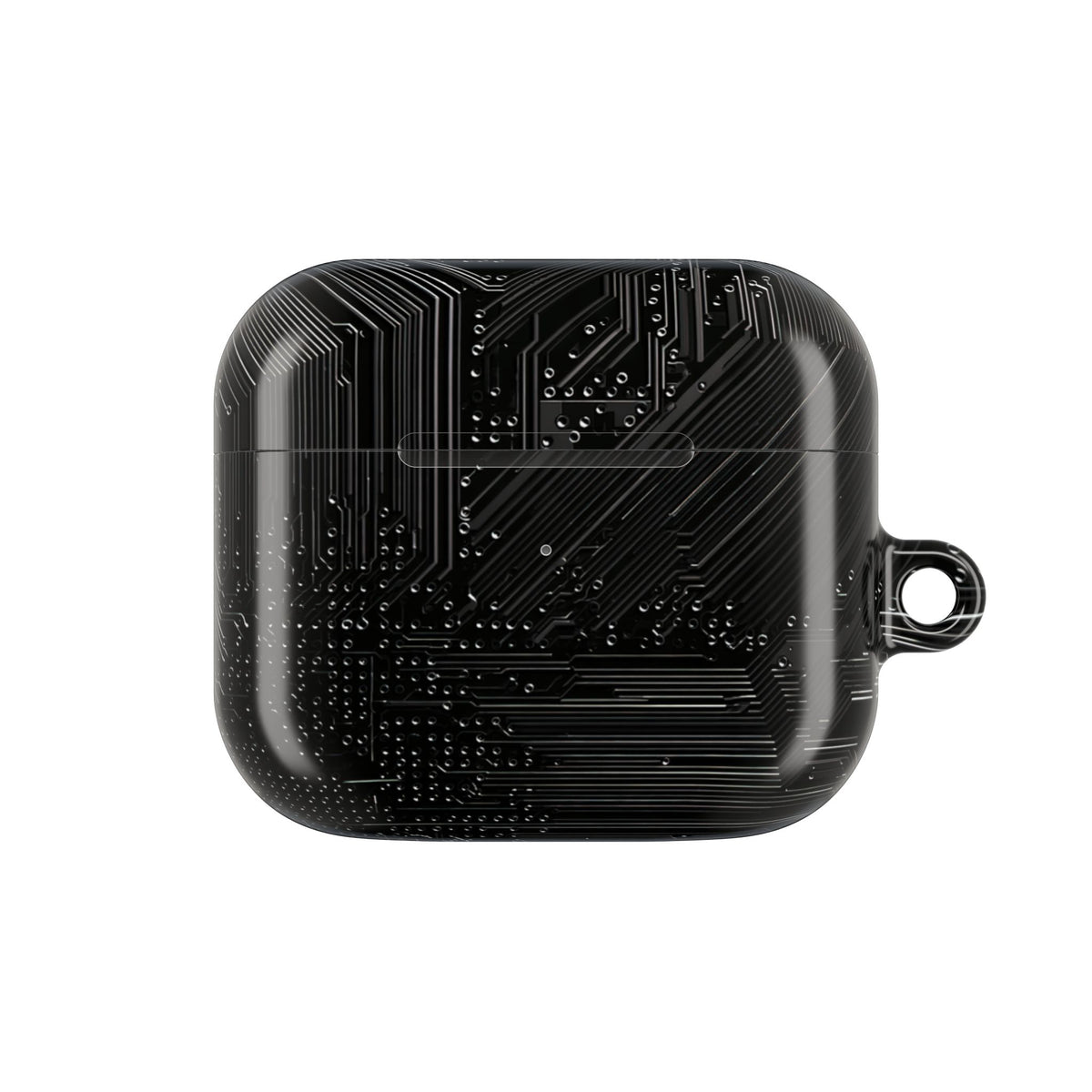 Obsidian Circuitry · Hard Case for AirPods & AirPods Pro · Black