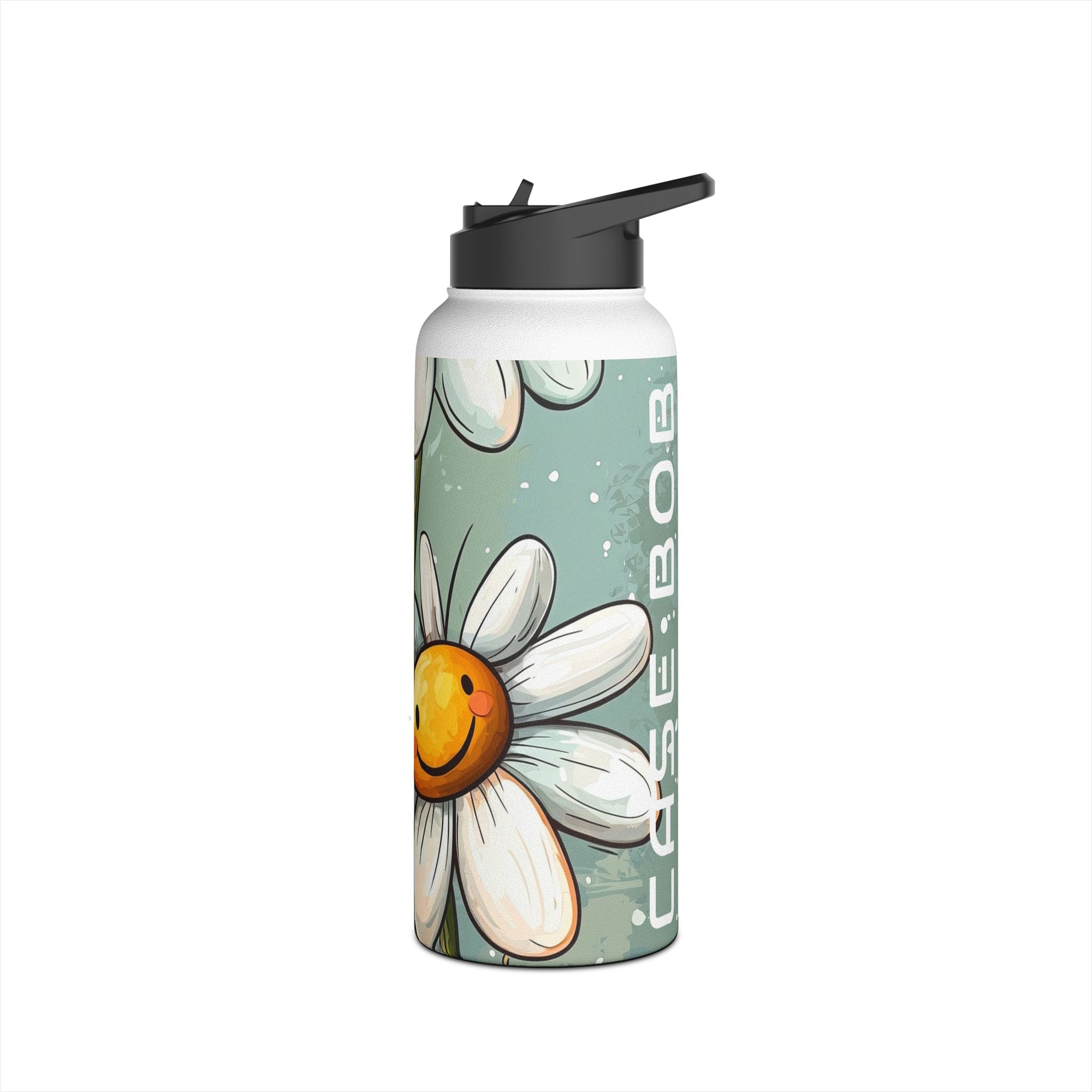 Smiling Daisies Burst - Stainless Steel Water Bottle