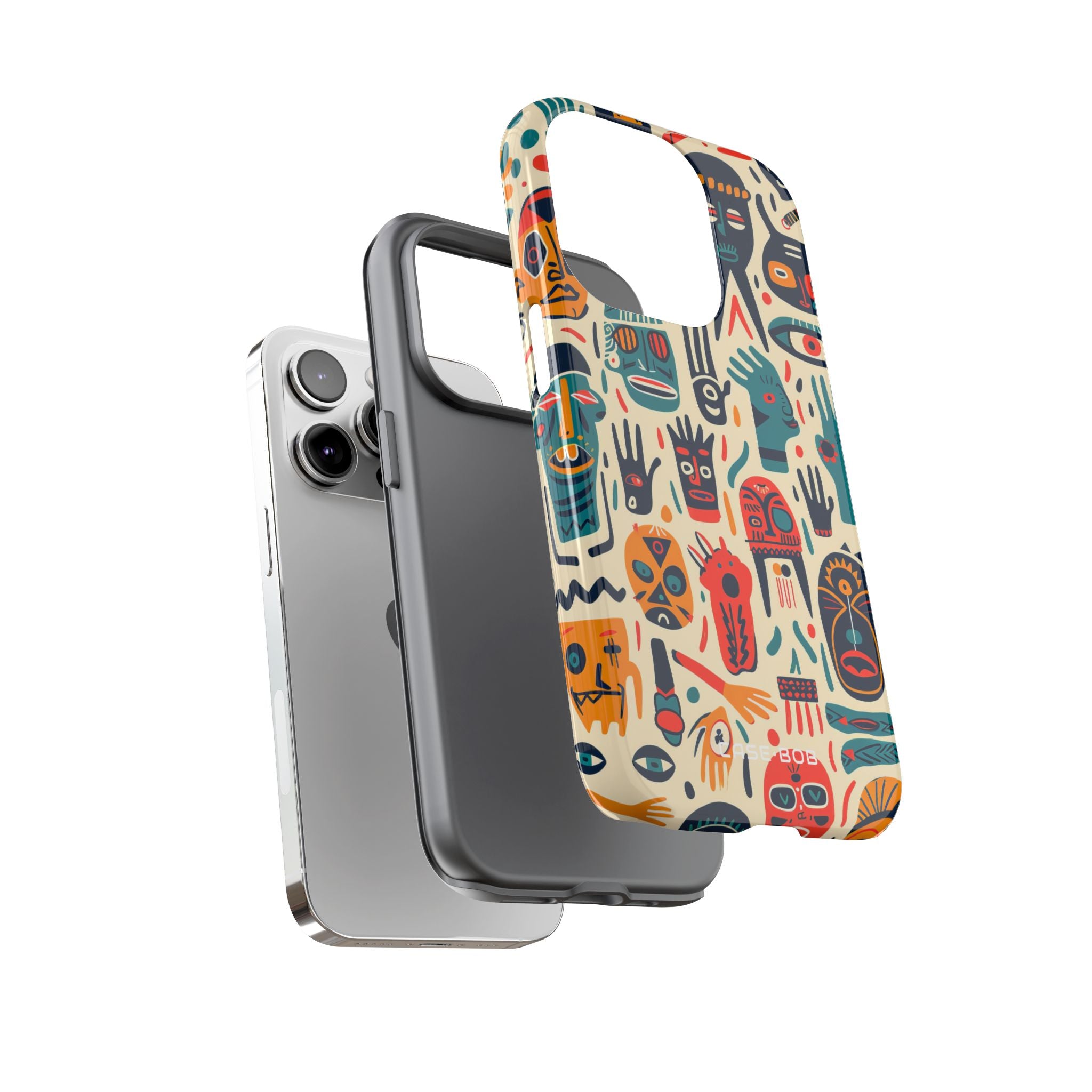 Vivid Faces iPhone 14 Pro Case - Tough
