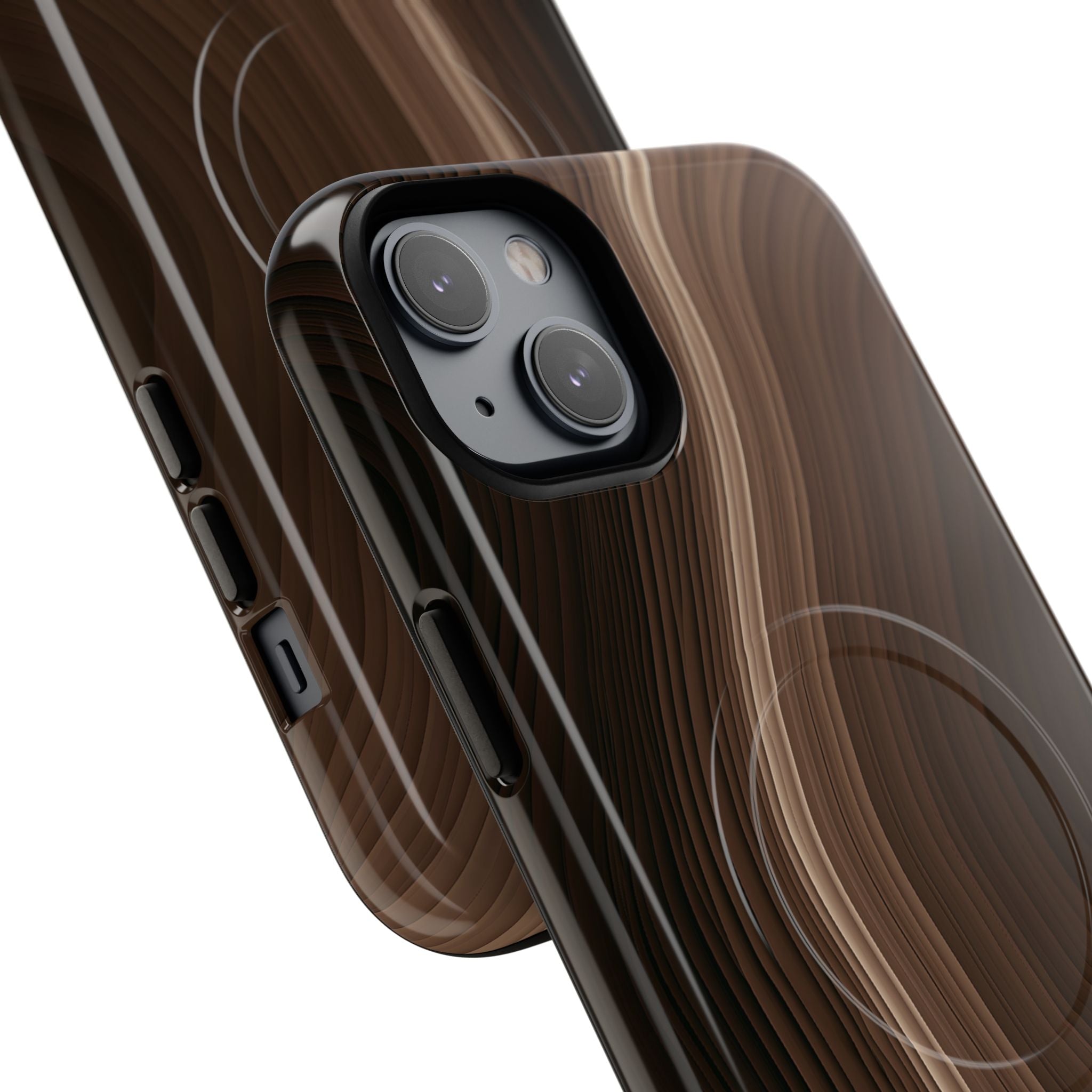 Brown Tough 2.0 Magsafe Phone Case for iPhone - Bronzed Canyon Relief