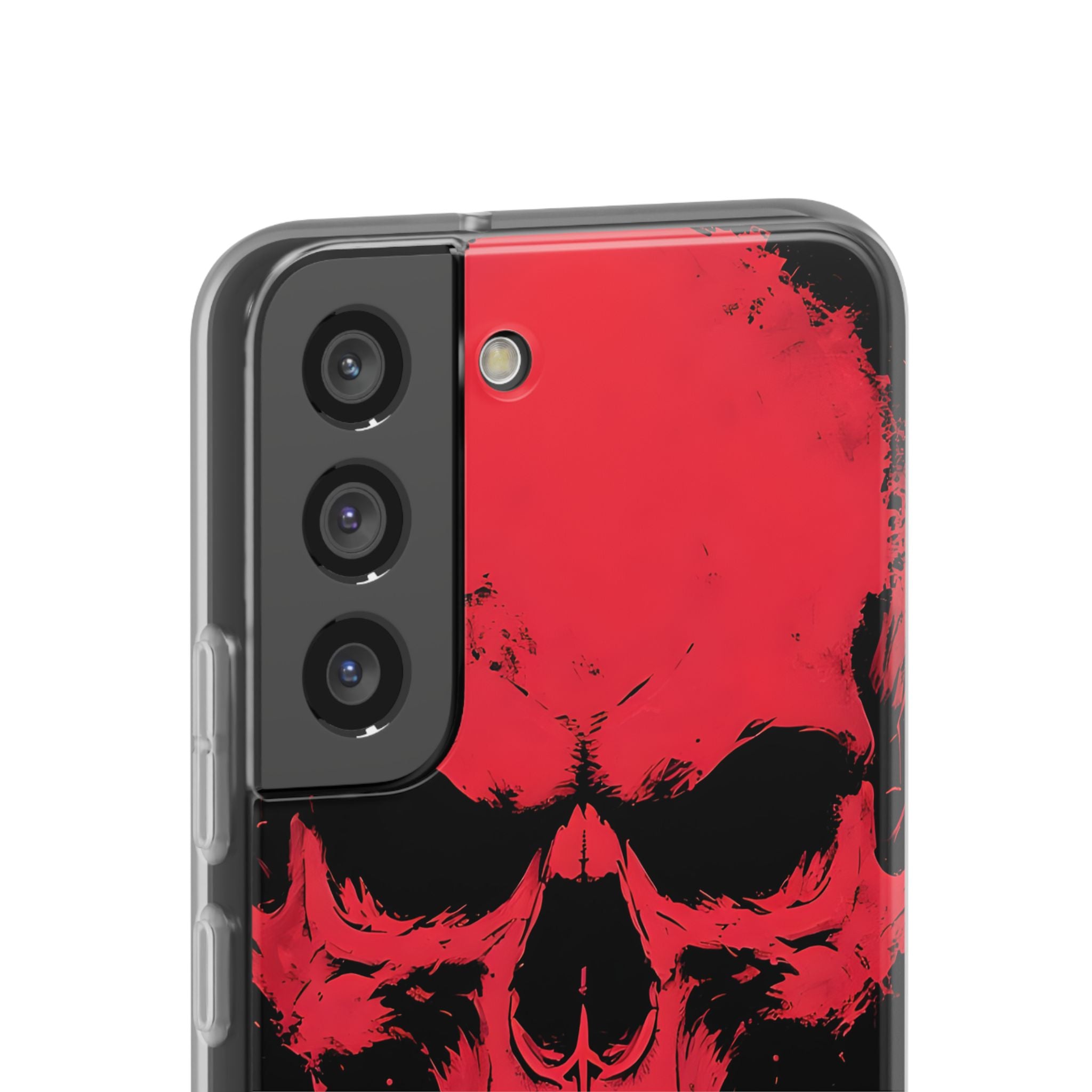 Crimson Street Skull · Soft Handyhülle für Samsung