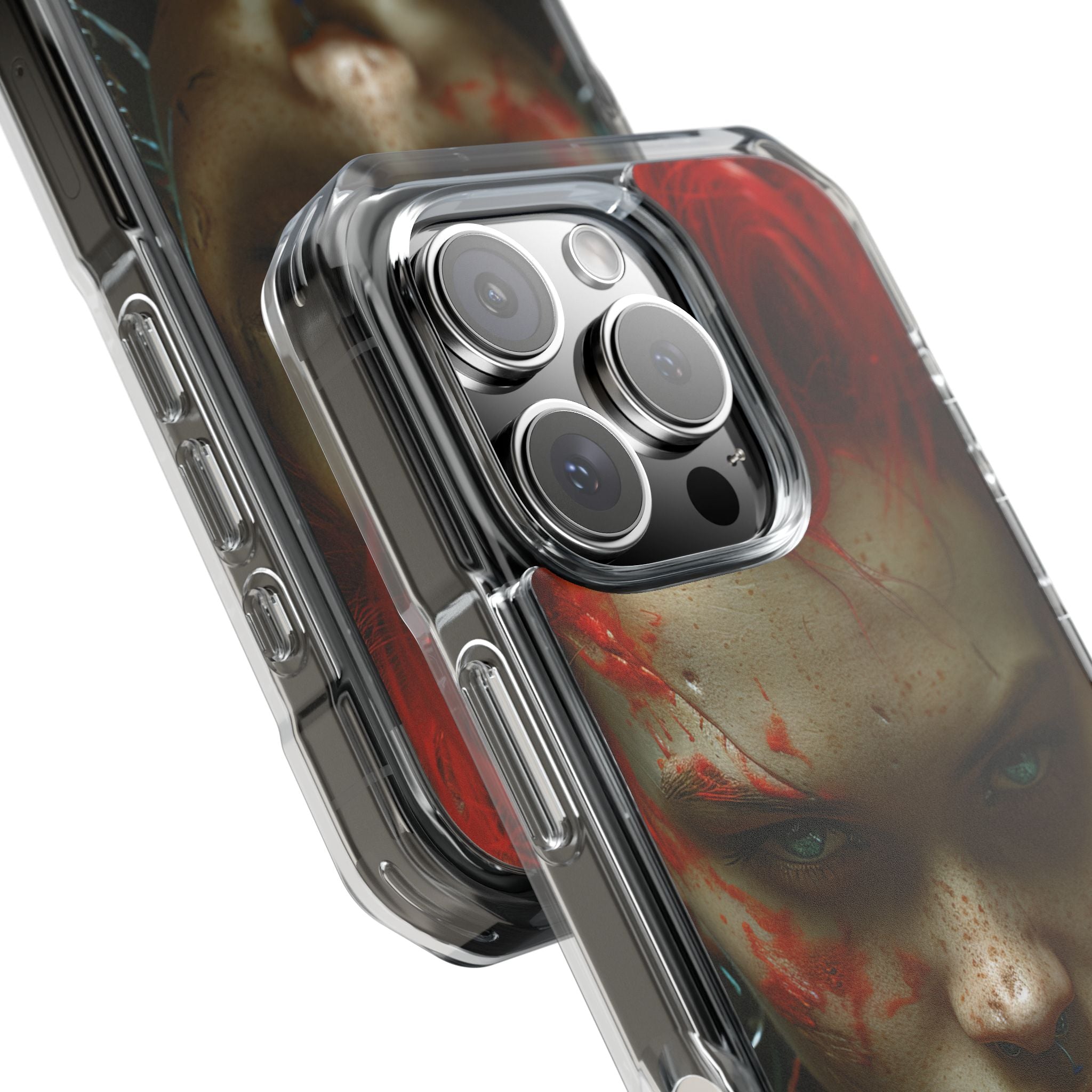 Red Spike Gaze iPhone 16 Pro Max Case - Impact