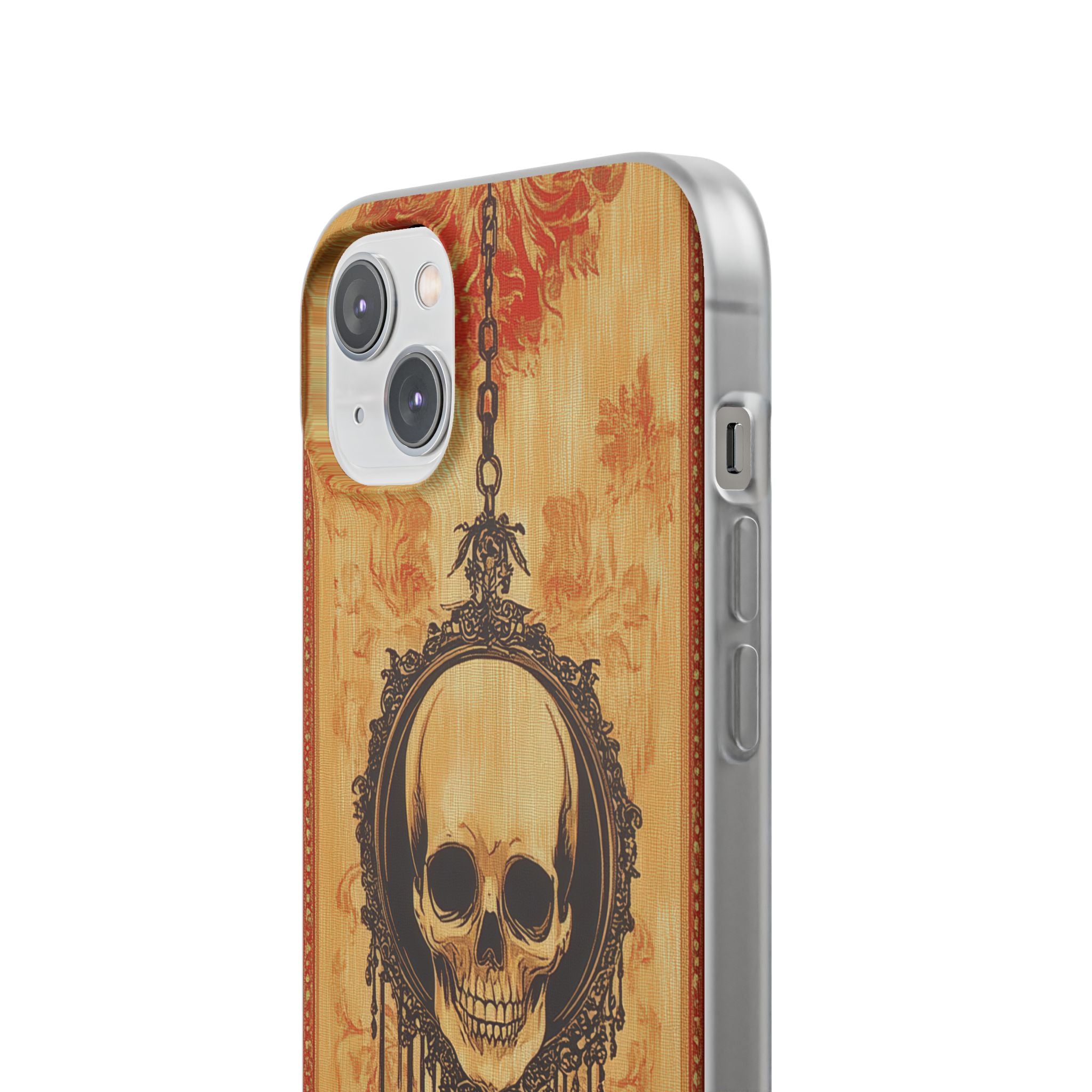 Skull Pendant iPhone 14 Plus Skal - Mjuk