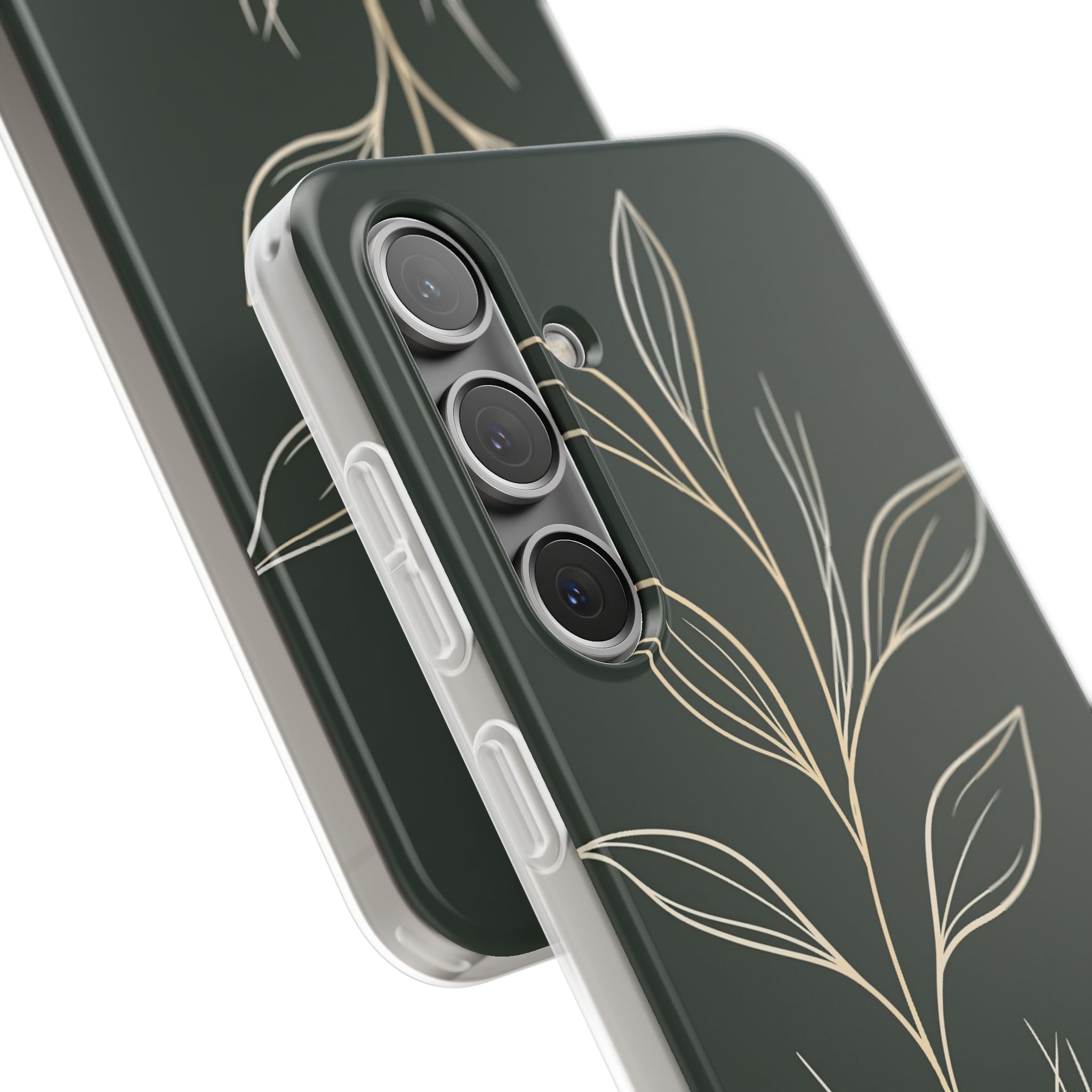 Green Lite Phone Case for Samsung - Deep Moss Willow