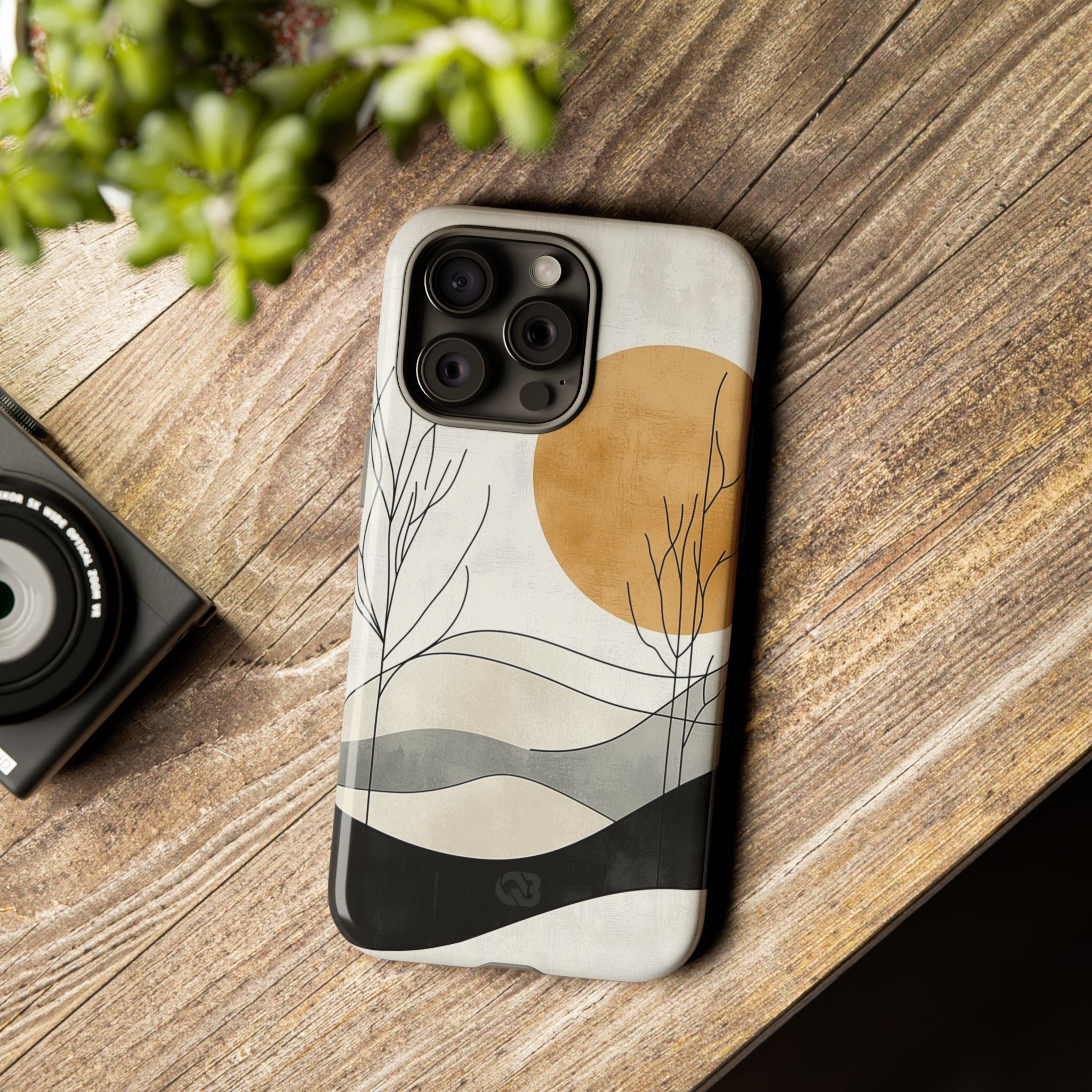 Burnt Horizon Lines · Custodia Tough per iPhone