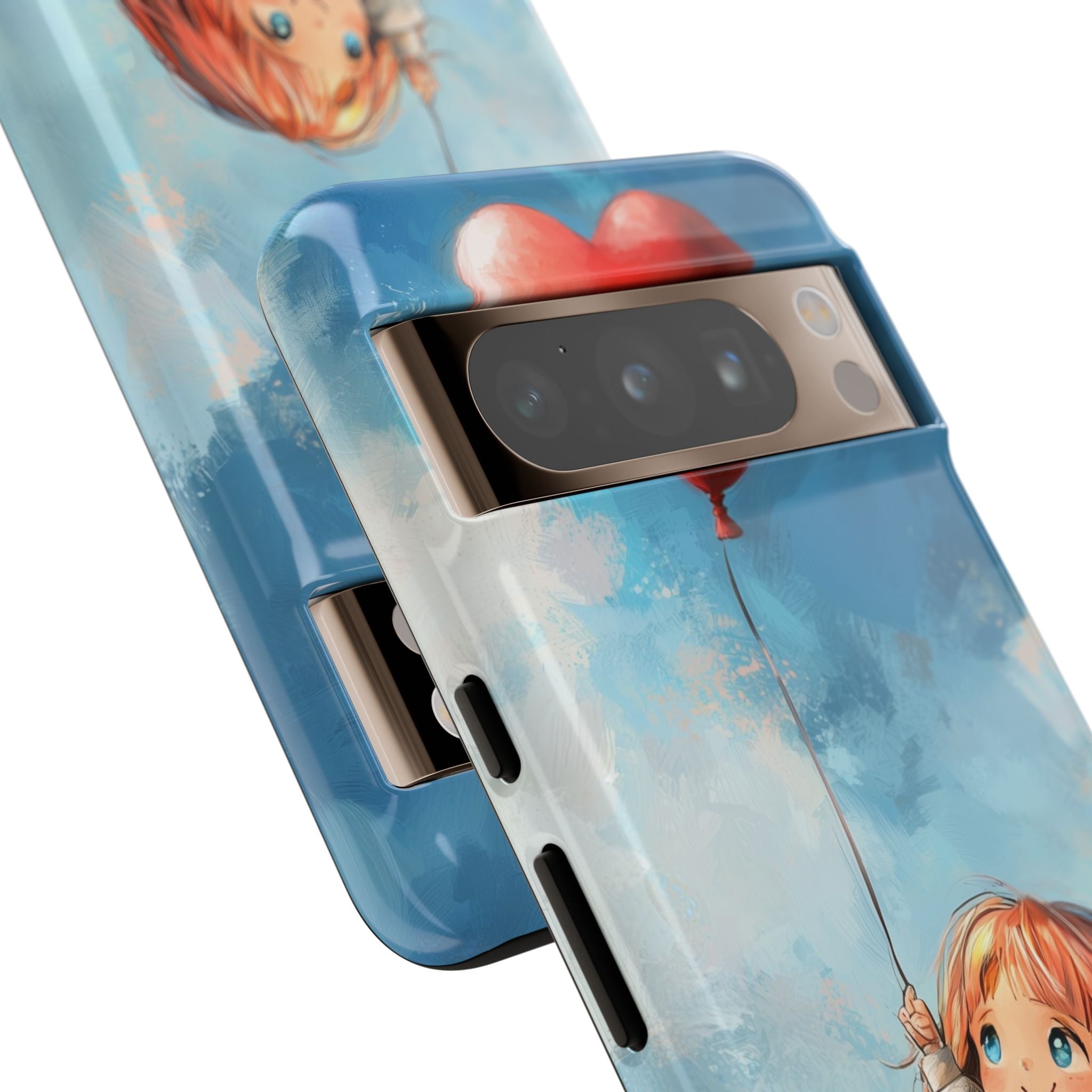 Crimson Heart Sky · Tough Phone Case for Google Pixel