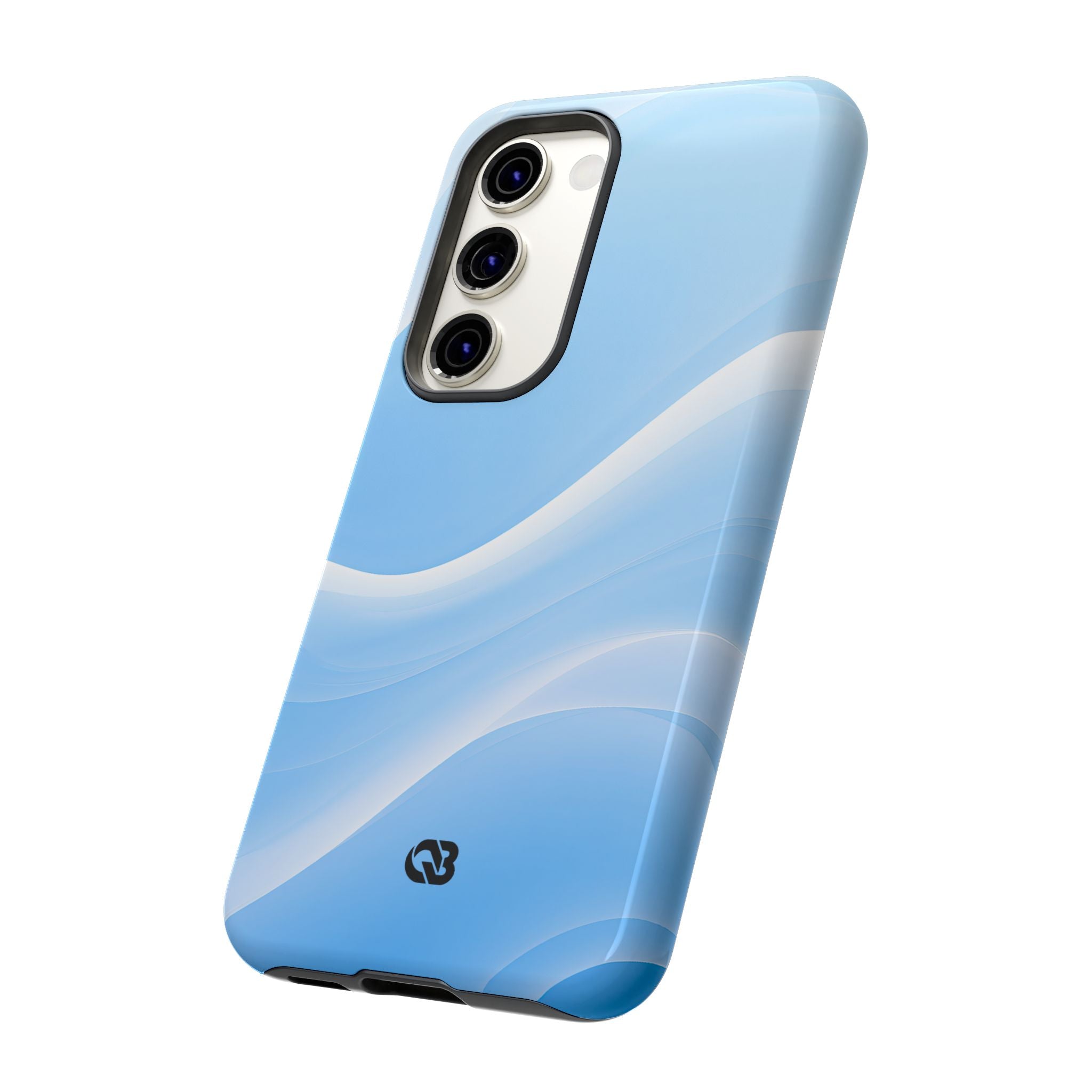 Blue Tough Phone Case for Samsung - Glacial Blue Silk
