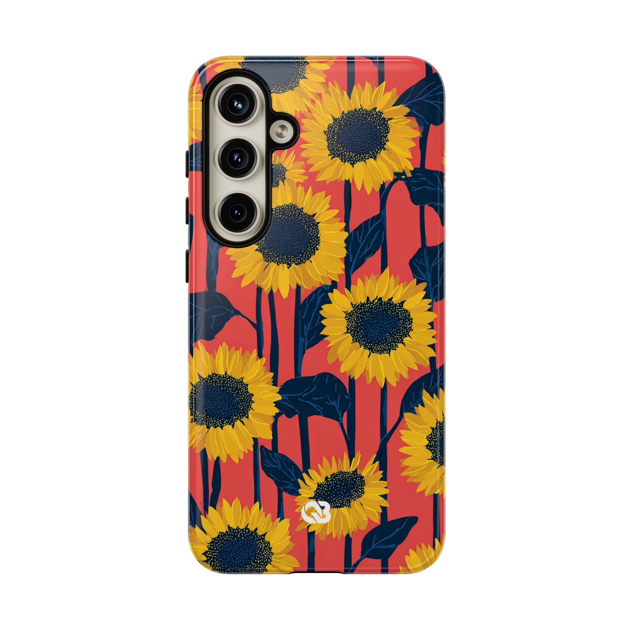 Solar Navy Bloom · Tough Phone Case for Samsung