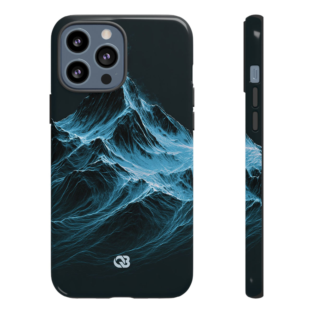 Nordic Frost Peak · Tough Phone Case for iPhone · Blue