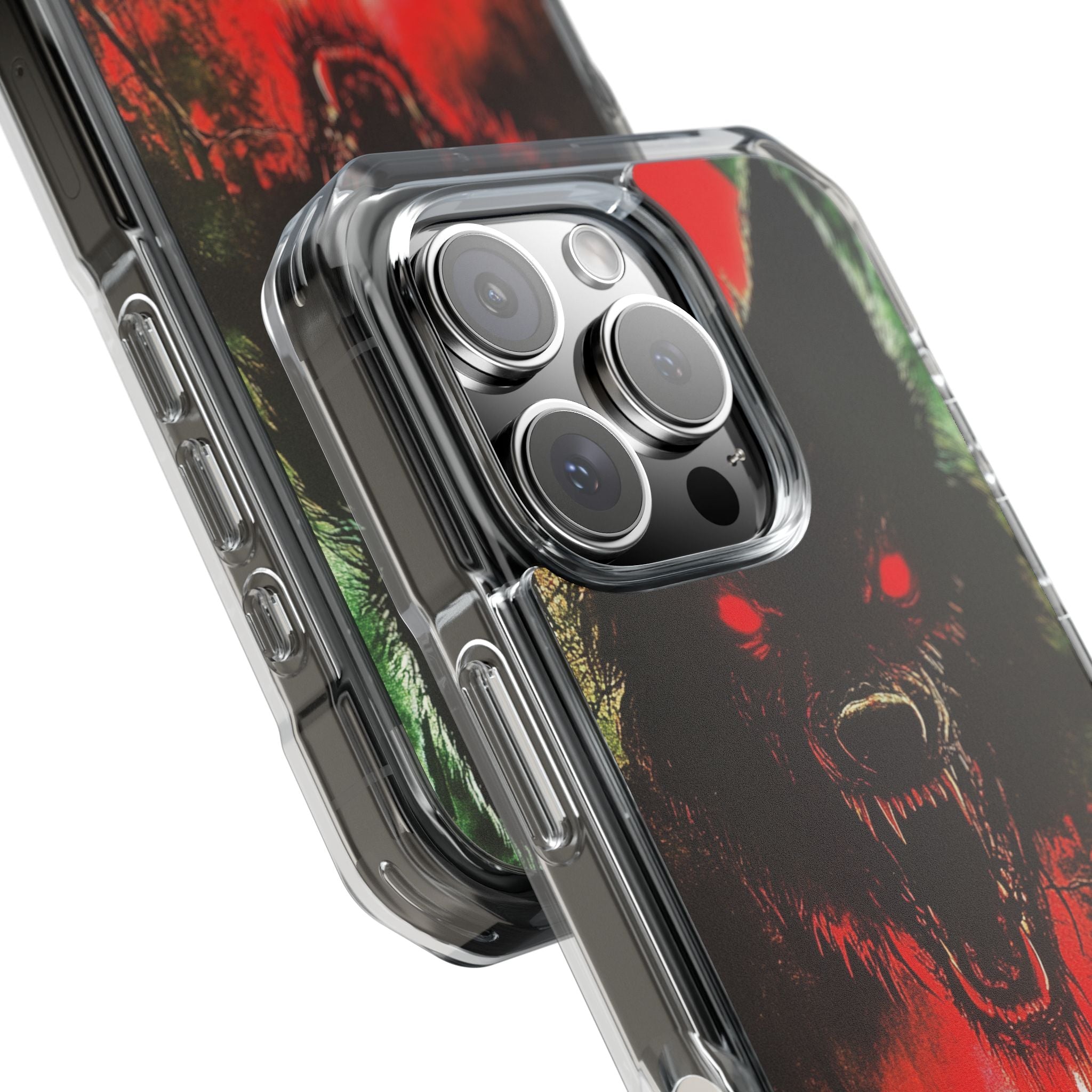 Crimson Wolf iPhone 16 Pro Cover - Impact
